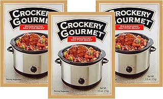 Crockery Gourmet Seasoning Mix for Beef, Powdered Seasoning with Added B...