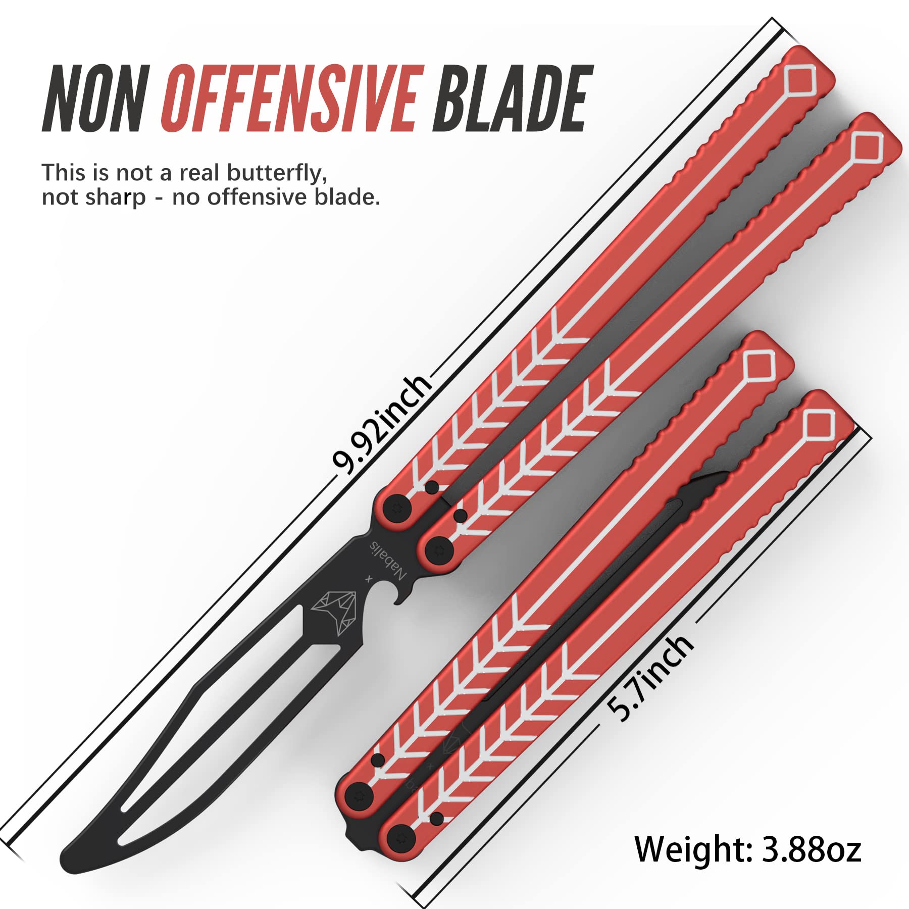 Nabalis X Will Hirsch Vulp Bushing Butterfly Knife Balisong