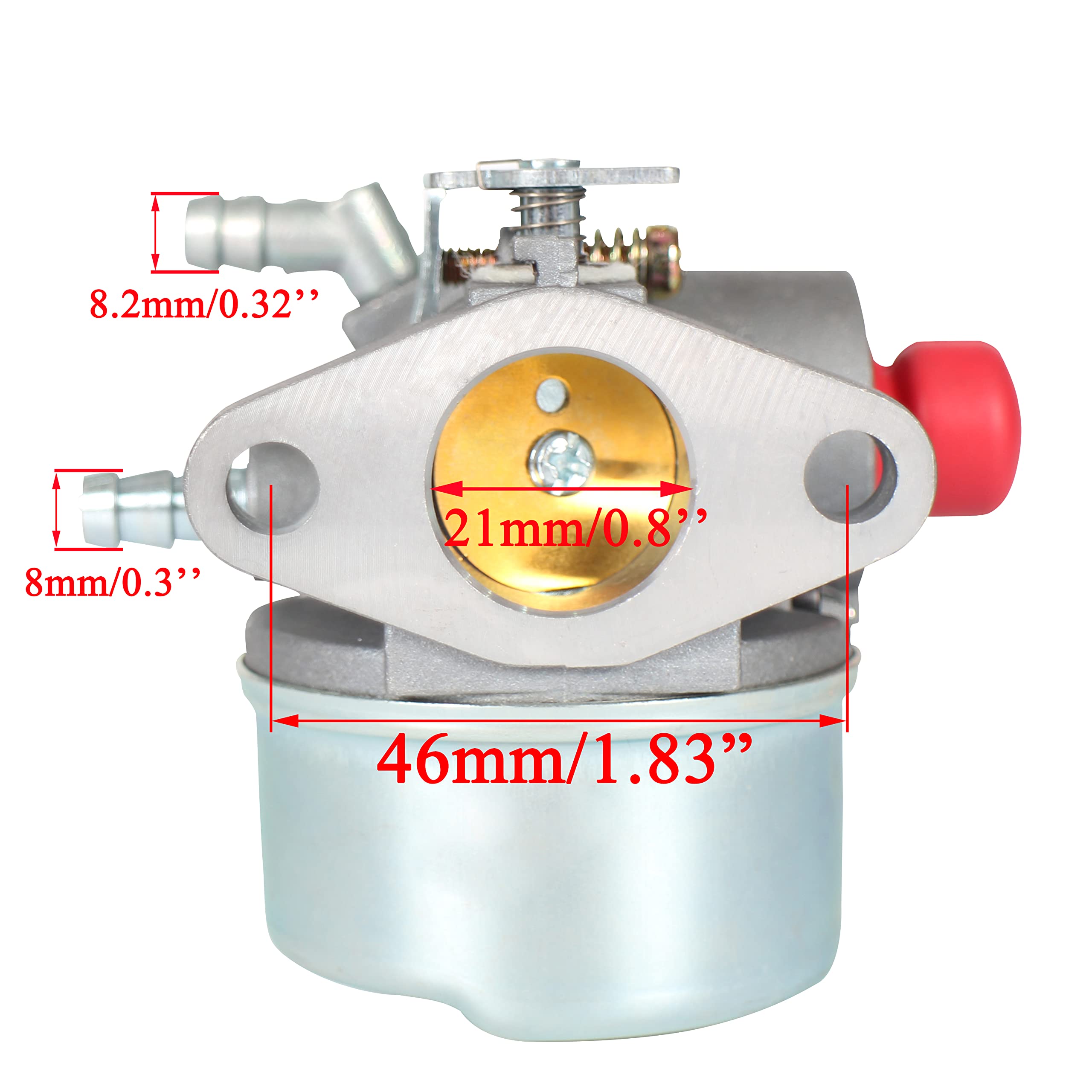 Pro Chaser 640117 Carburetor Replaces for Yard Machines 24A-463B129 21A-415-118 Replaces Craftsman 247.795850 580.327122 580.329120 Fits OH195XA OH195EA OHH50 OHH55 OHH60 OHH65 5.5HP Engine