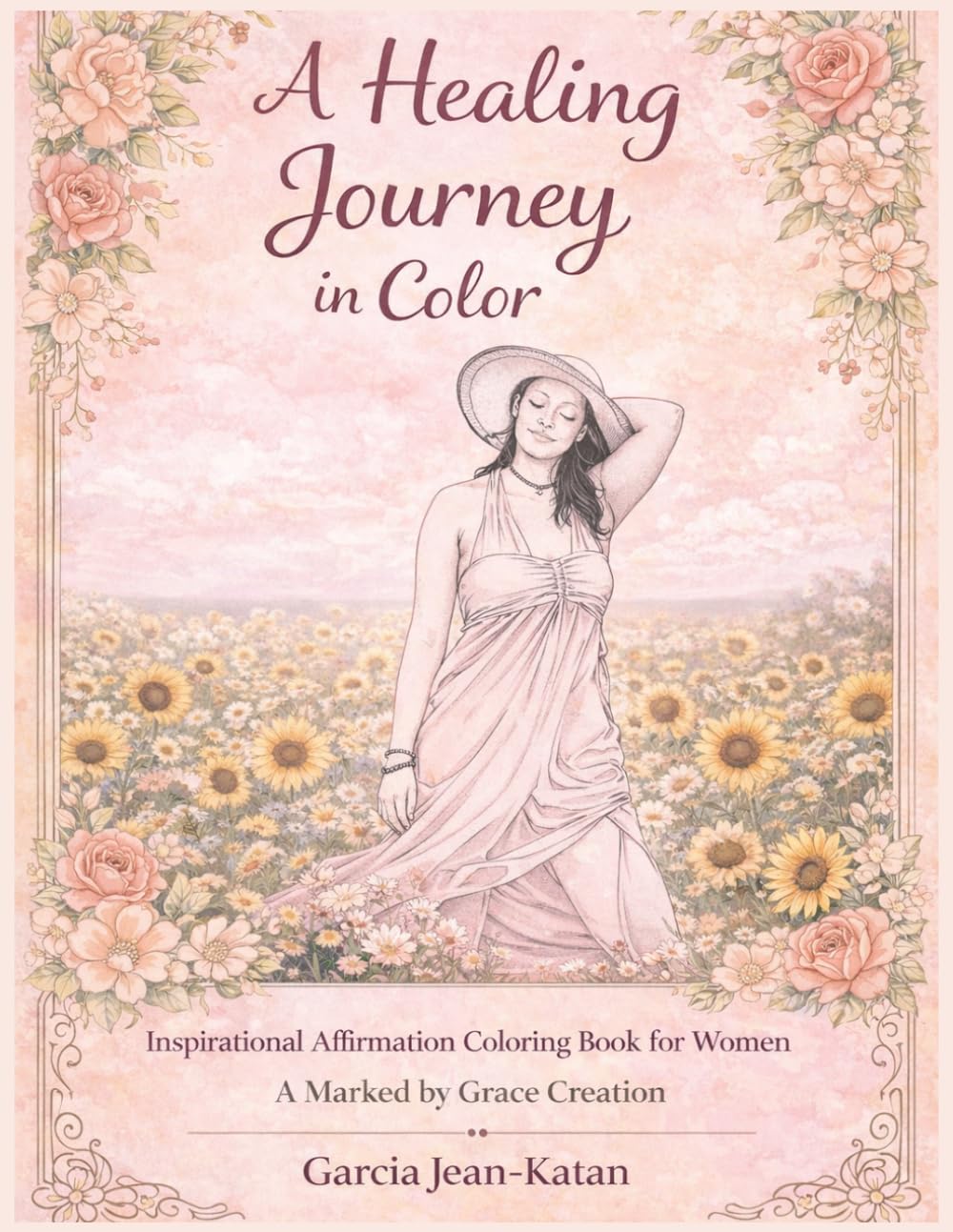 A Healing Journey in Color: Inspirational Affirmation Coloring Book (A Marked by Grace Creation)