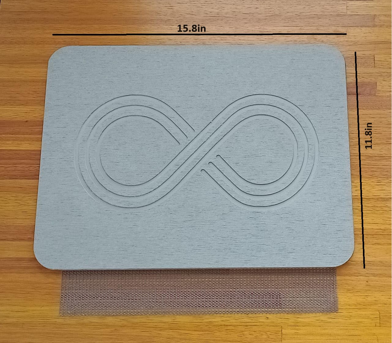 Tapete de secado de piedra para encimera de cocina, tapete de tierra de diatomeas de secado rápido, ultra absorbente, 15.8 x 11.8 pulgadas, antideslizante, resistente