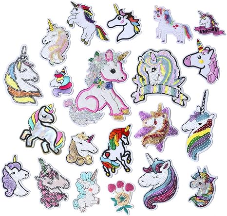 Amazon.com: 21 parches de unicornio para planchar, varios parches de  unicornio para coser, apliques bordados para ropa de bricolaje, chaquetas,  mochila, jeans, bolsa, gorras y zapatos : Arte y Manualidades