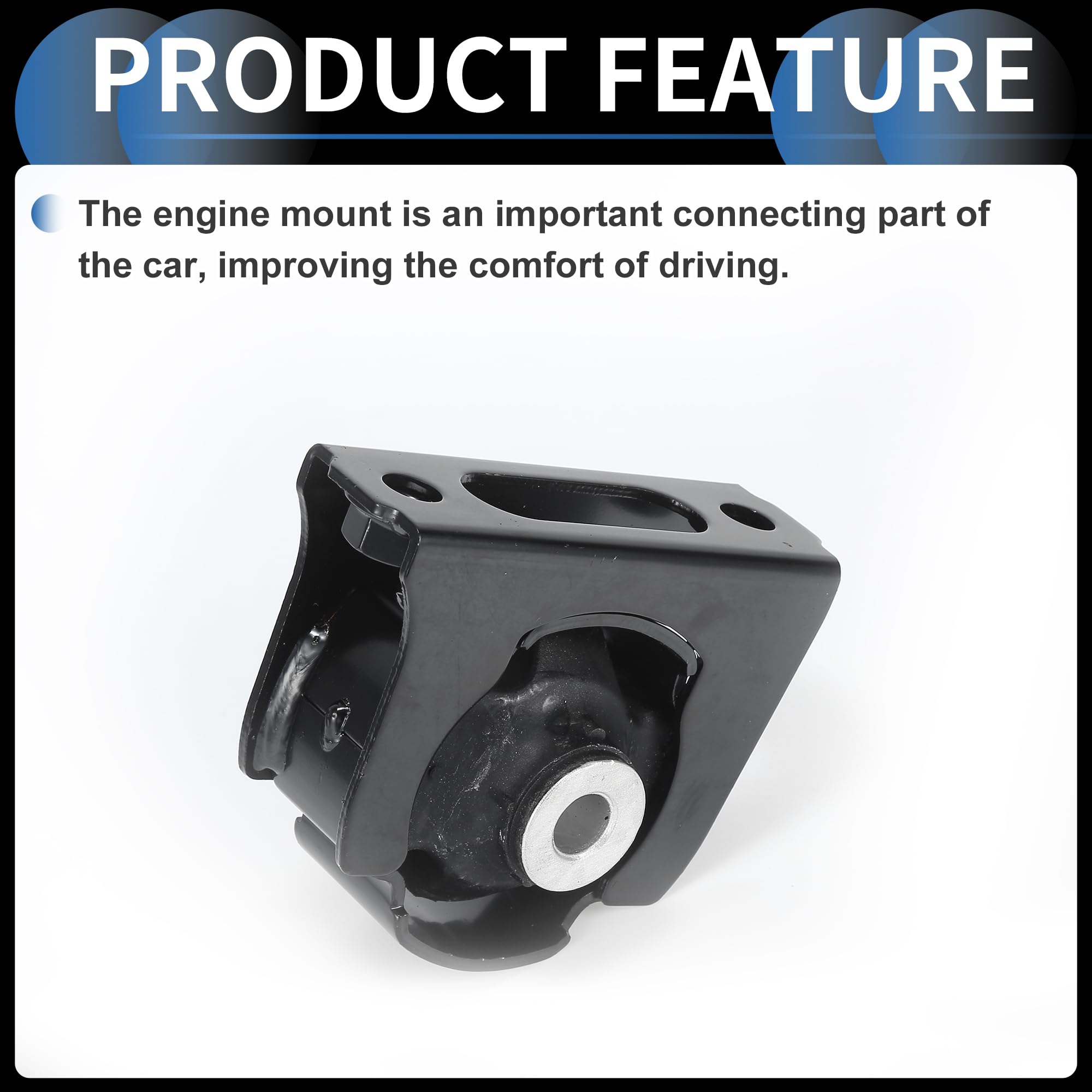 Supporto Motore (Montaggio) N.123610T070 Per Toyota Scion XB 2010-2015, Tarago 2006, RAV4 2005-2018, Corolla 2006-2019, 1 Pezzo Nero