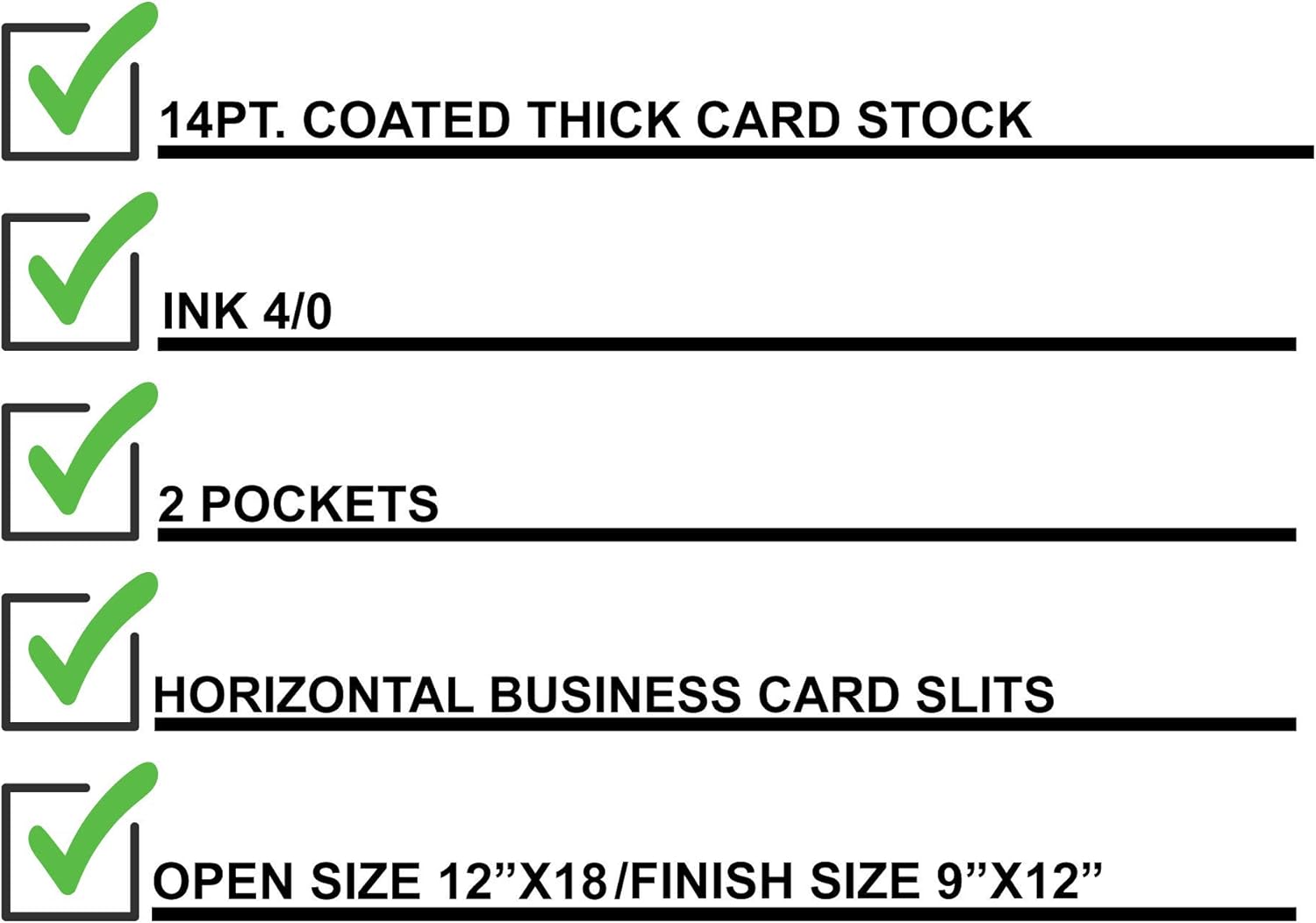 Keller Williams Folders "Black" 25 Pack