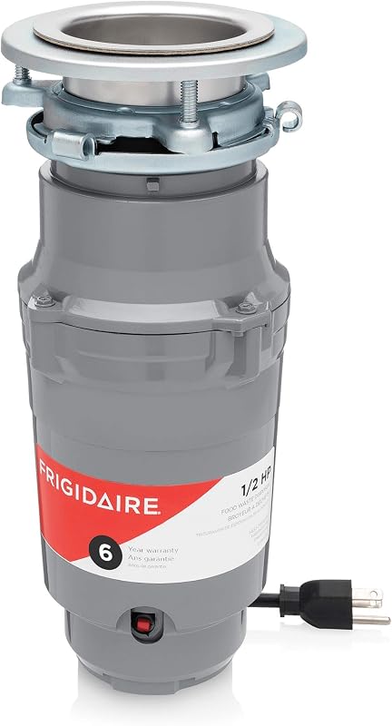 Eliminador de basura con cable Frigidaire de 1/2 HP para fregaderos de cocina | FF05DISPC1