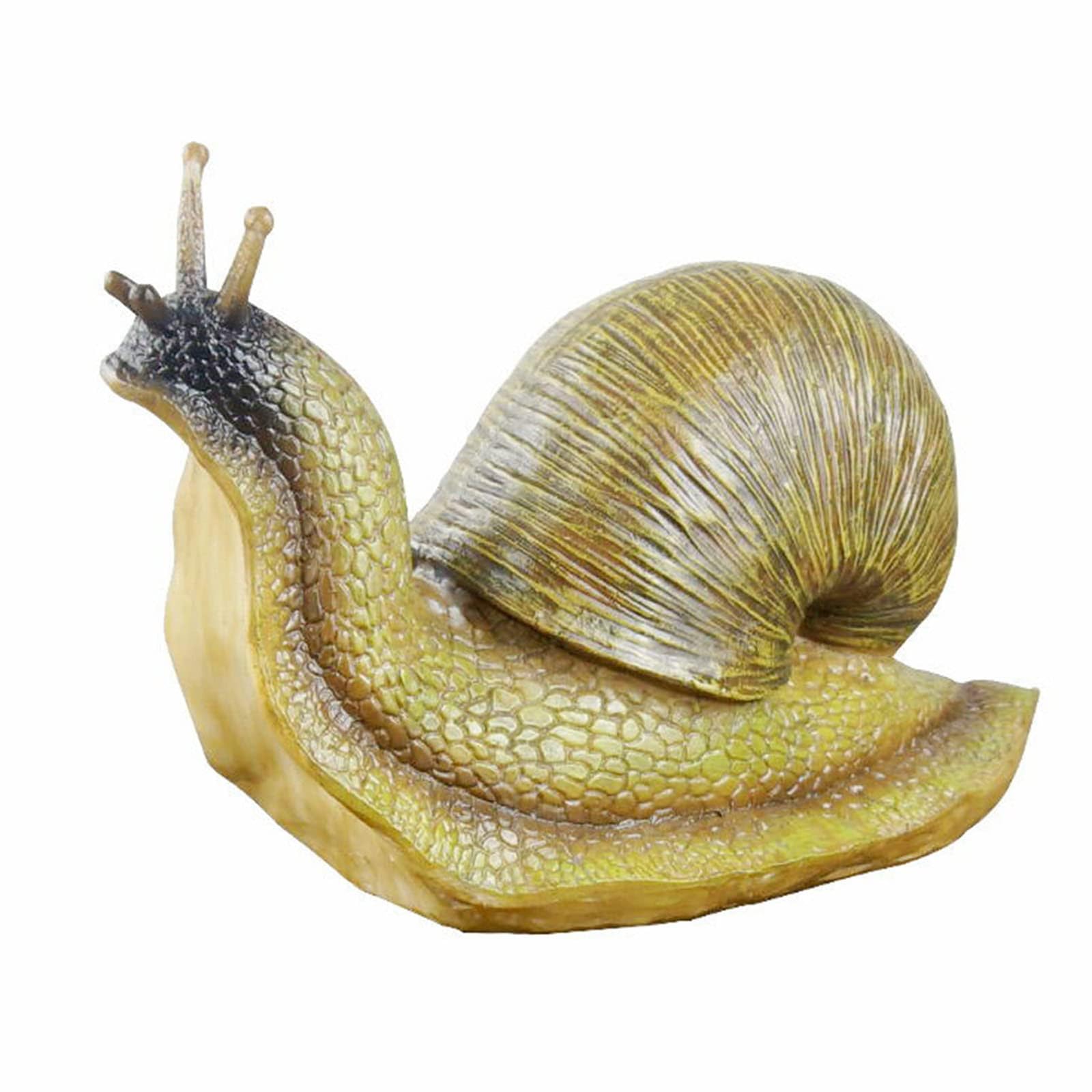 YXCQHZM Garden Statue, Outdoor Simulation Snail Statue for Garden Lawn Yard Art Decoration Gifts (B)