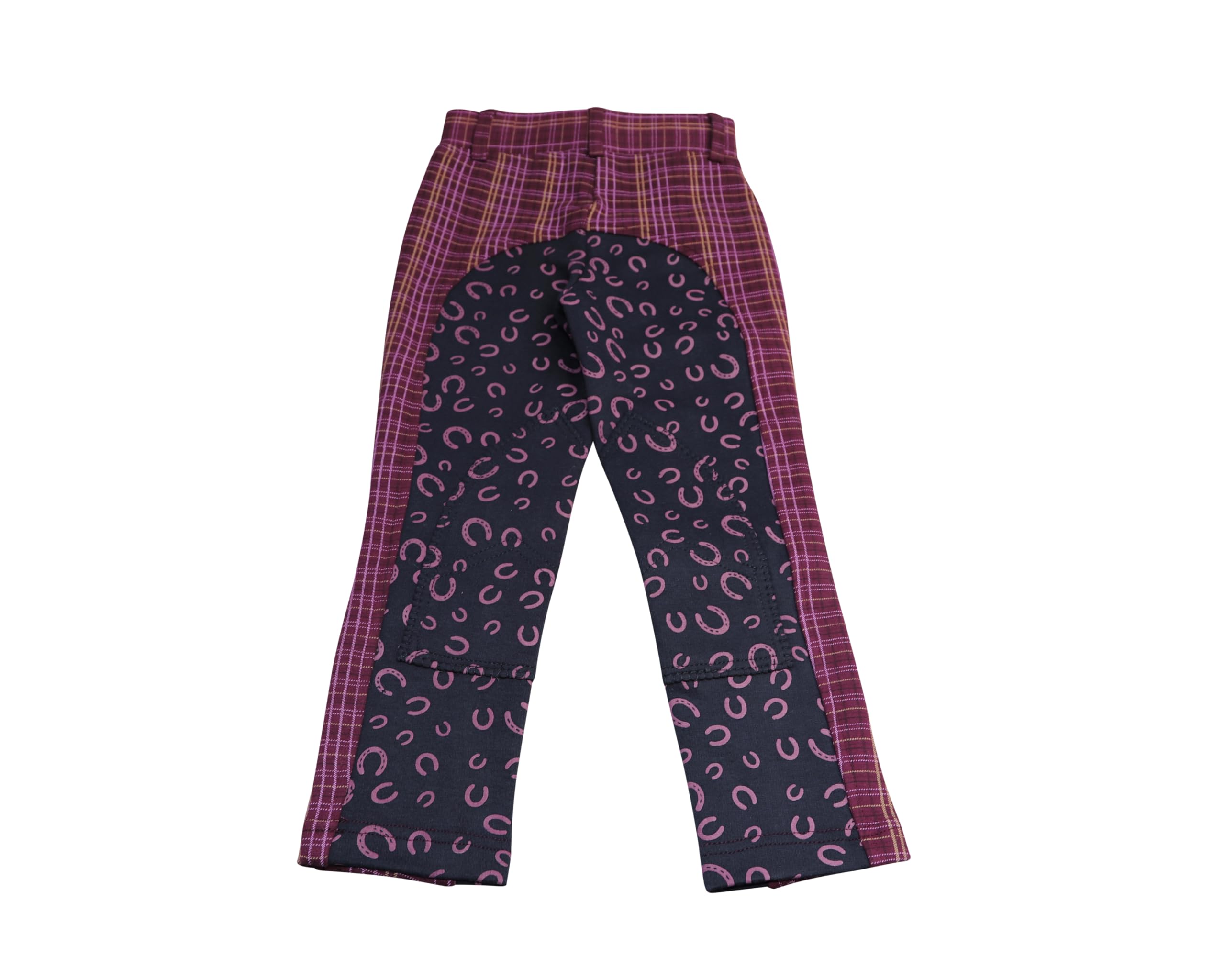 Grewal Equestrian Kid's Caerus Mixed Print Pull-On Breeches (US, Numeric, 10, Regular, Caerus)