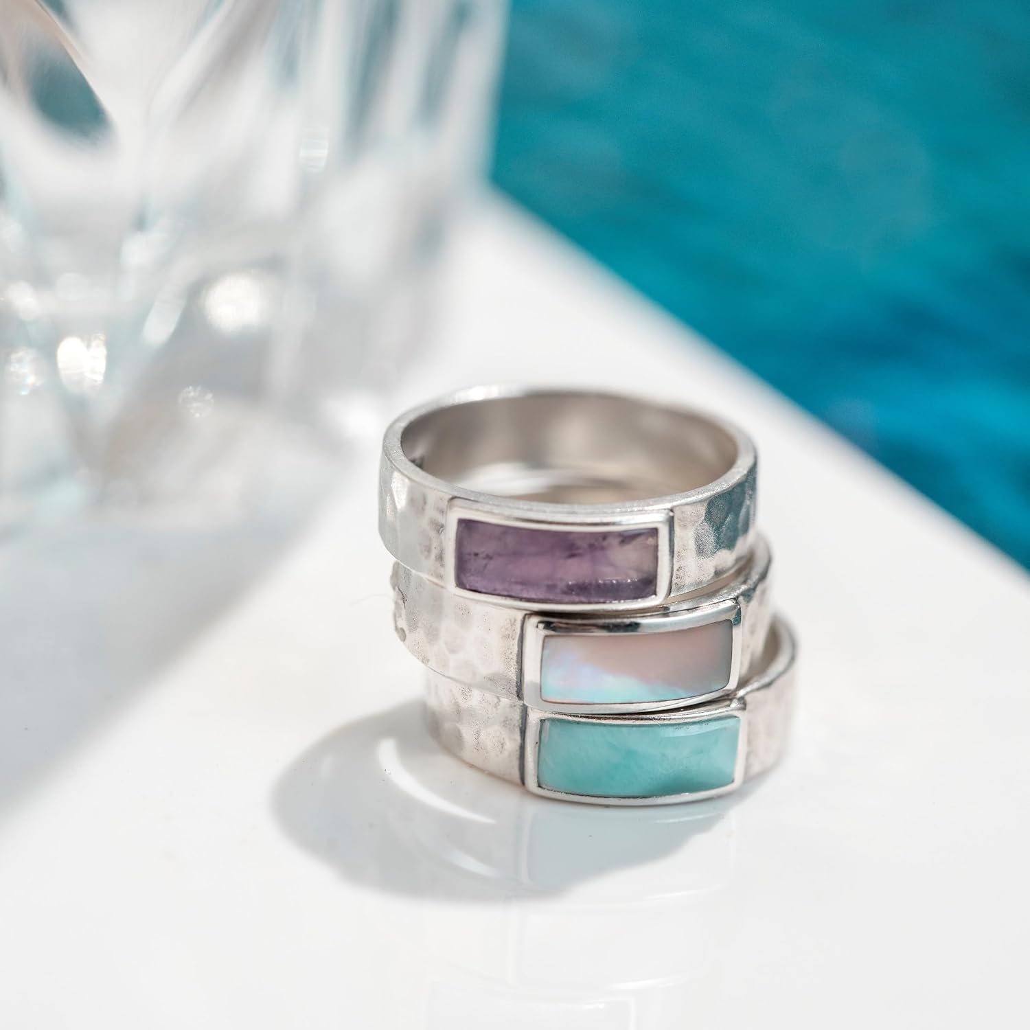 Silpada 'Wishful’ Sterling Silver Band Ring