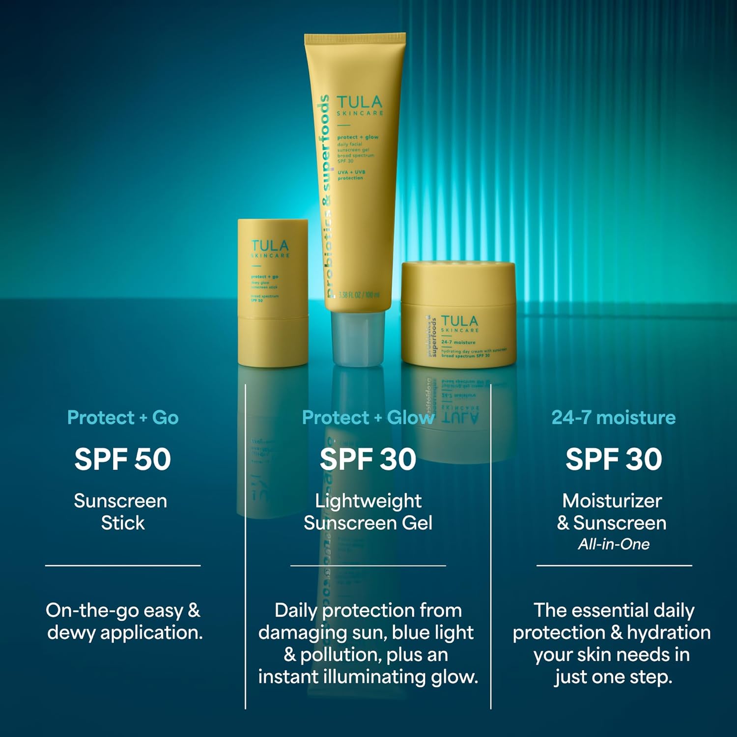 TULA Skin Care 24-7 Hydrating Day Cream SPF - Anti-Aging Moisturizer for Face with SPF 30, Contains Watermelon & Blueberry Extract, 1.5 oz.