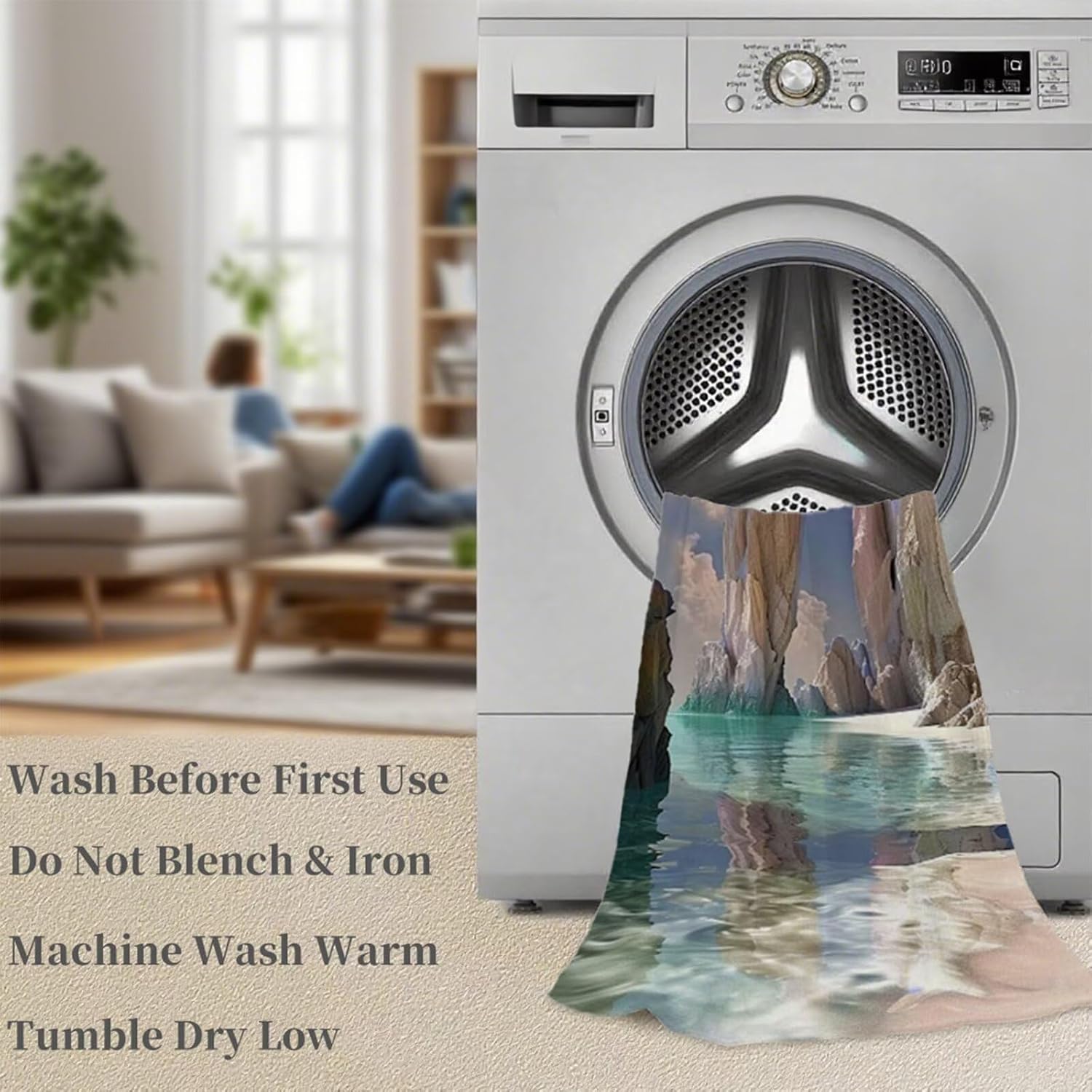Beach Towel 100x180cm Bath Towels, Quick Dry Microfiber Towel, Sand Free, Super Absorbent, Lightweight, Compact Design, Towels for Bathroom Travel, Pool, Gym, Camping, Beach Vacation Essentials A2-435