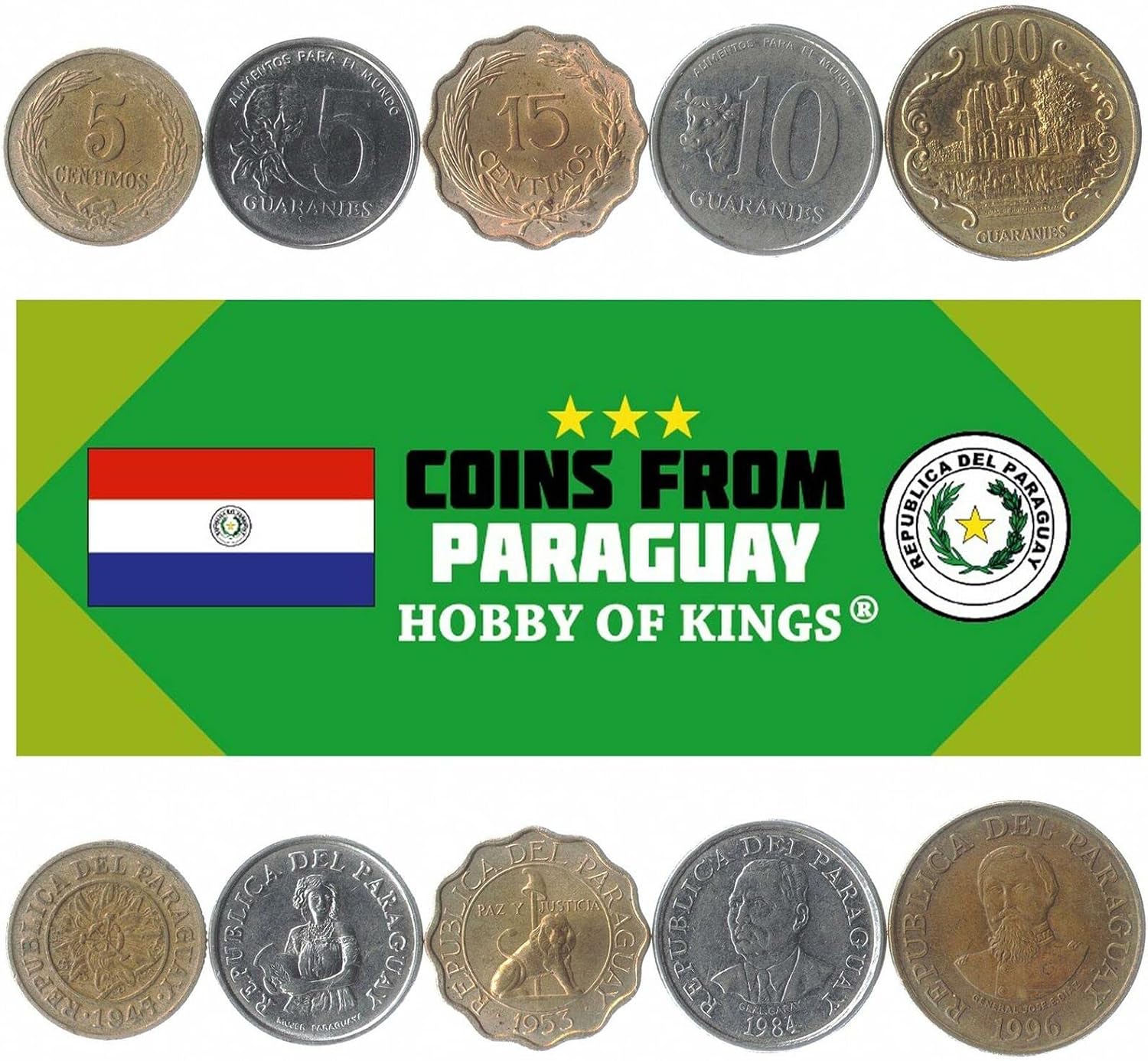 Kuwait 5 Mixed Novelty Coins | Fantasy World Tokens | 5 to 100 Souvenir Coins | Varied Kuwaiti Tokenage image 5