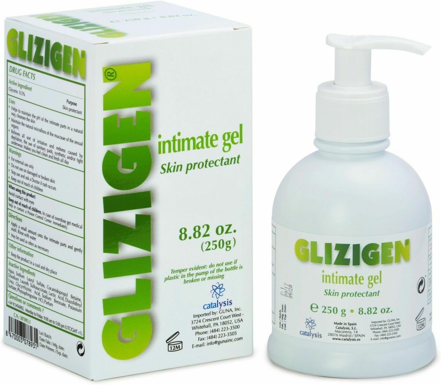 Catalysis Glizigen Intimate Gel, 250 ml