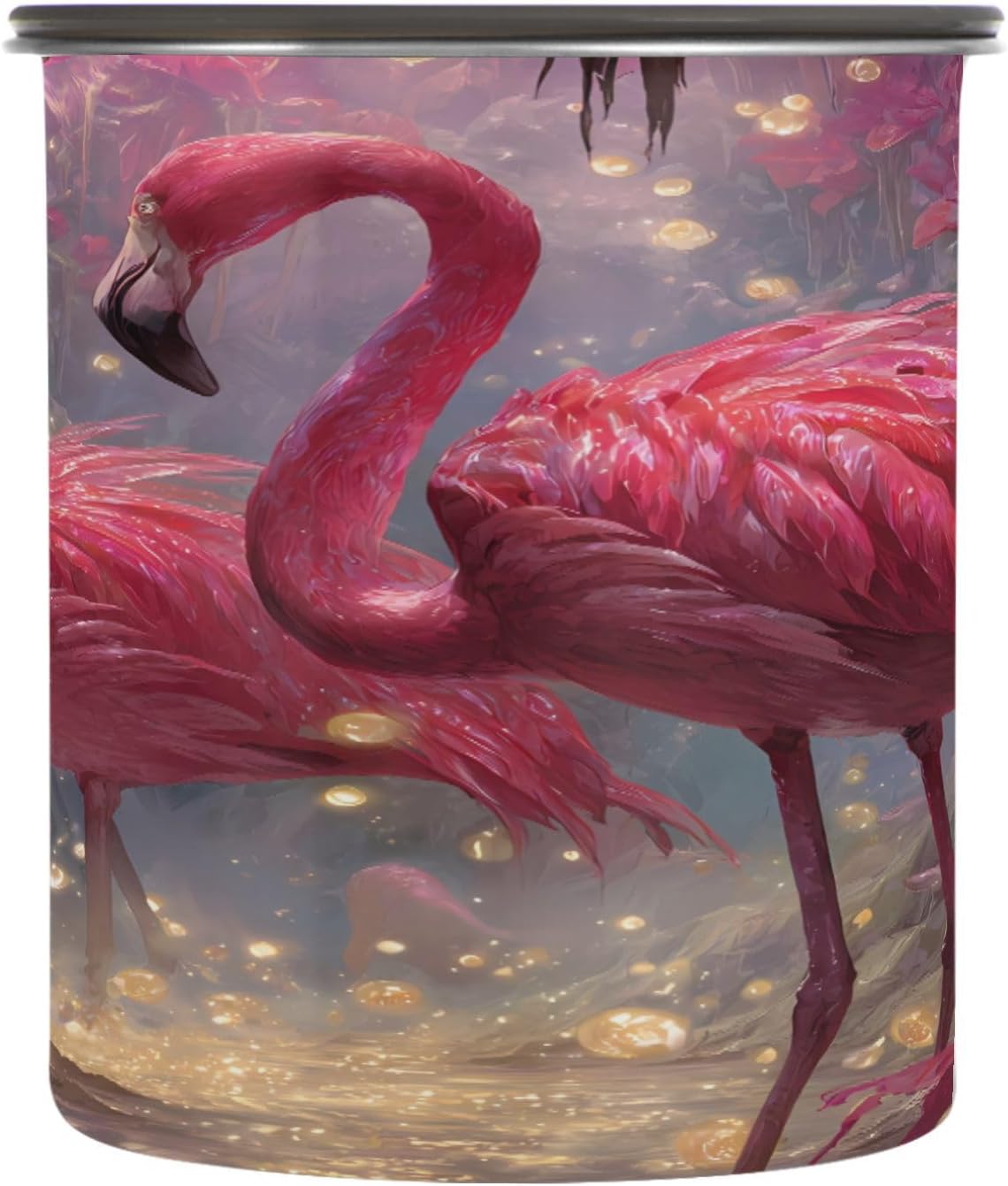 Almacenador de Alimentos Flamingo Floral ALAZA 17 oz, Acero Inoxidable