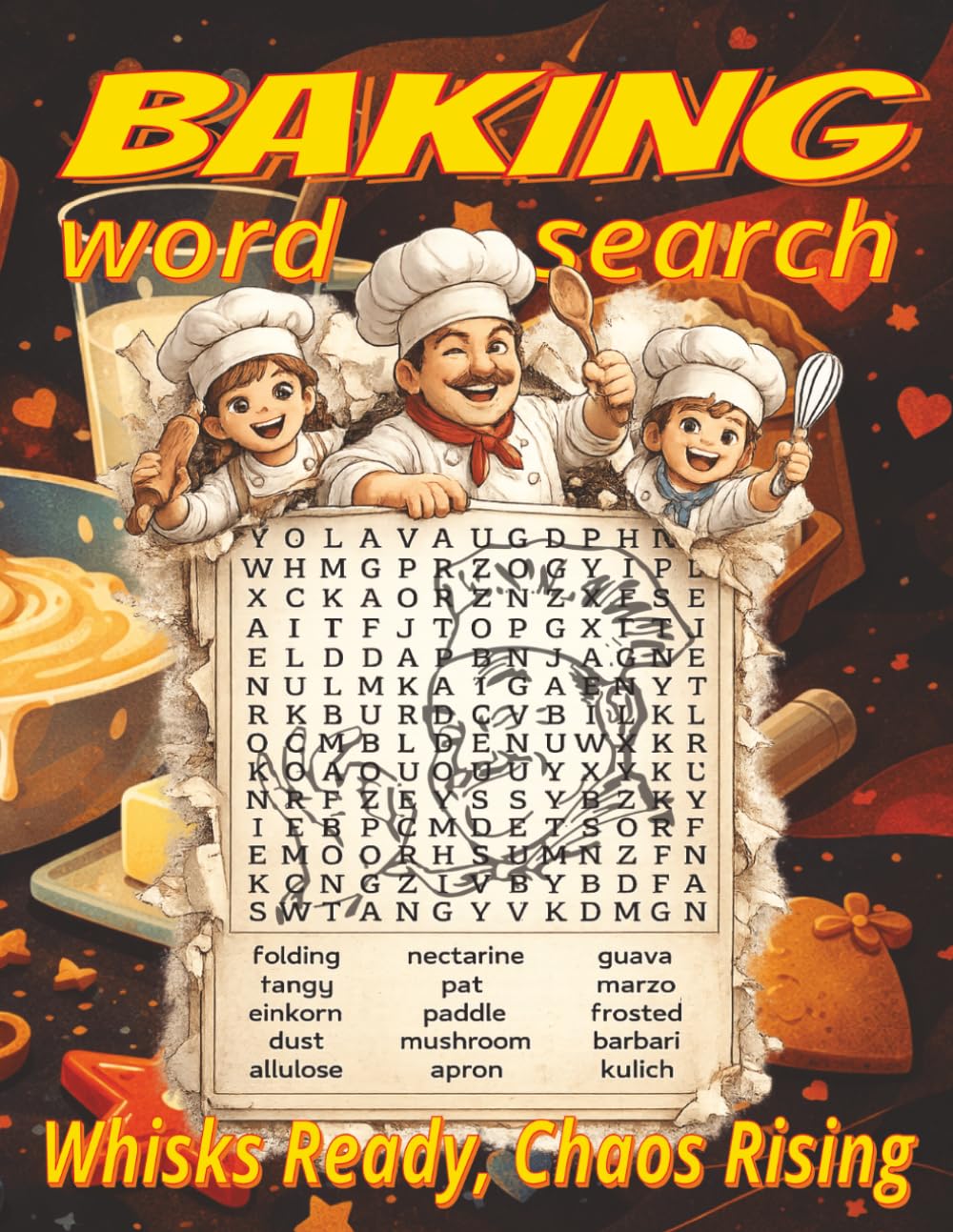 Baking Word Search Puzzle Book: Large Print: Word Searches with Easy to Read Print about Pastries, Desserts, Cakes and More | 8.5 x 11 inches, 120 ... treat for bakers and cozy puzzle lovers.
