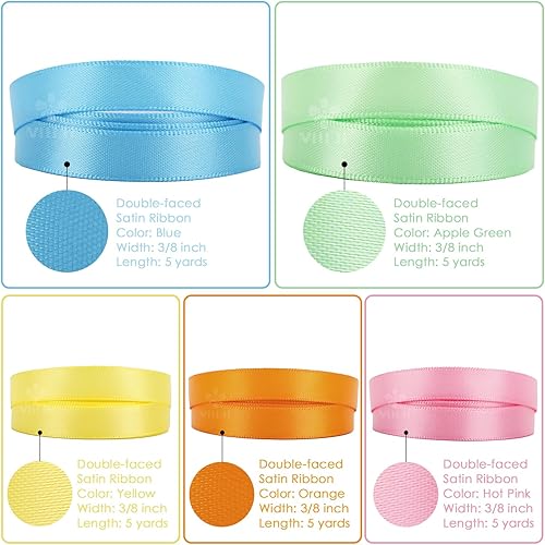 Miniatura 13 de MEEDEE Cinta de feliz día del padre, decoración del día del padre, caja de regalo, decoración de papel de regalo, cinta fina de satén negro surtido