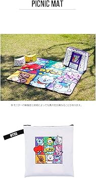 Amazon.co.jp: BT21 Picnic Mat【BT21公式グッズ】レジャーシート 防水