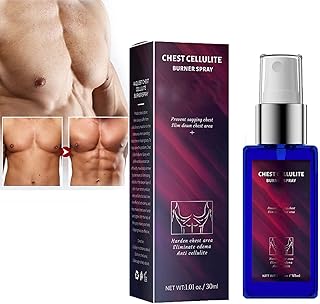 Auchest Gynecomastia Reduction Spray, Chest Cellulite Burner Spray for Men,Gynecomastia Cellulite Melting Spray (1pcs)