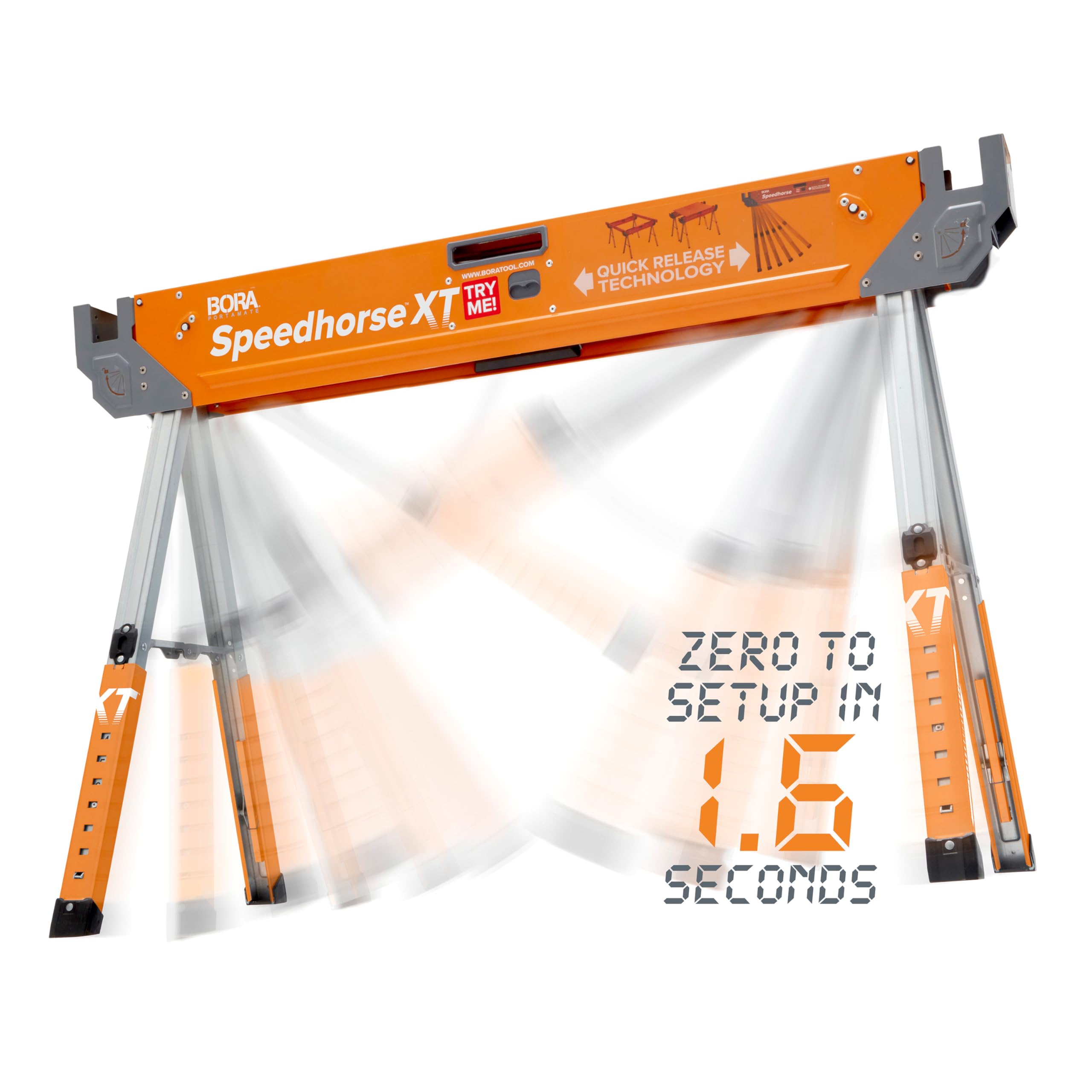 BORA Speedhorse XT Saw Horses - 2 Pack -2