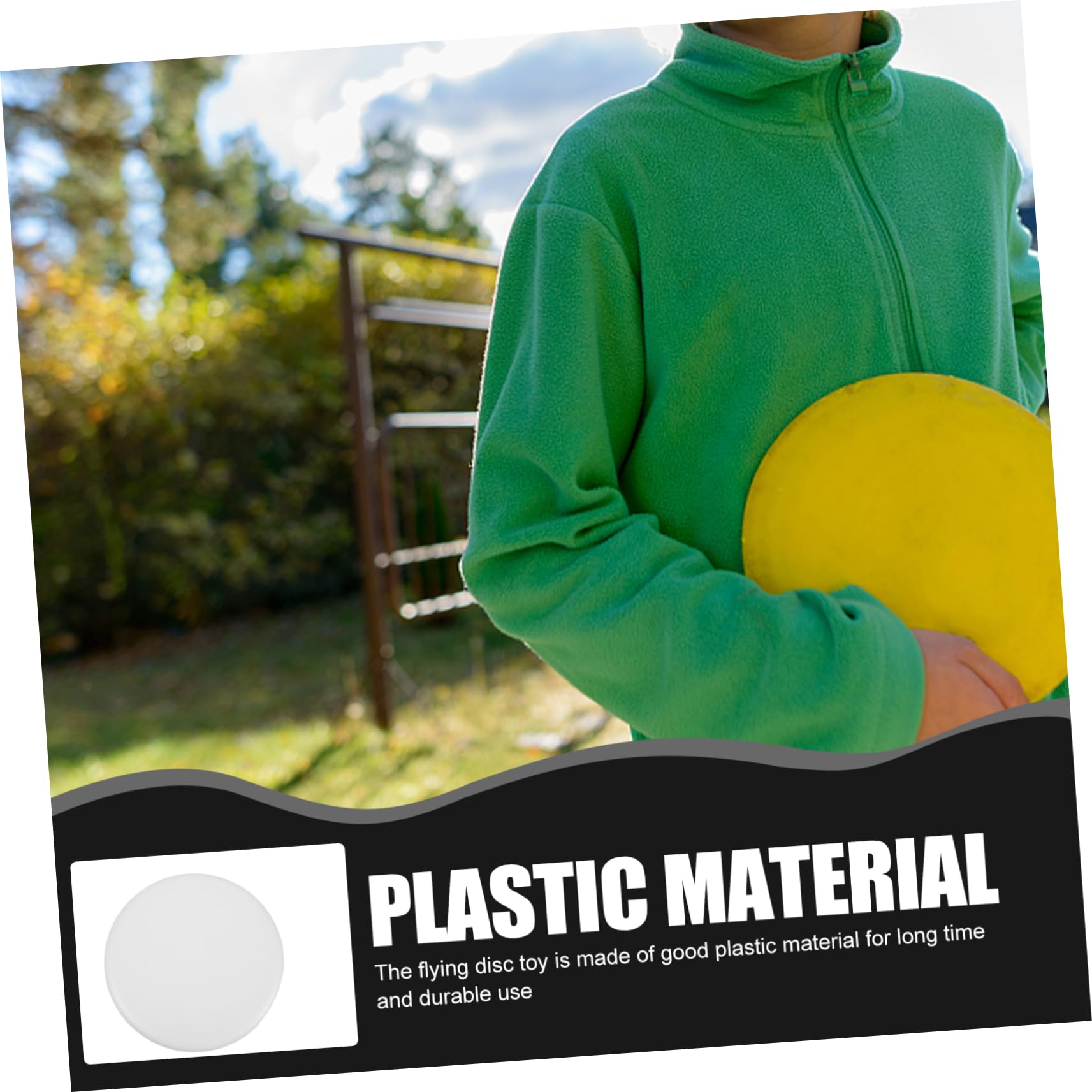 LIOOBO Cartoon Flying Disc Handheld Plastic Disc Toy Garden Flying for Boys and Girls Sports Supplies