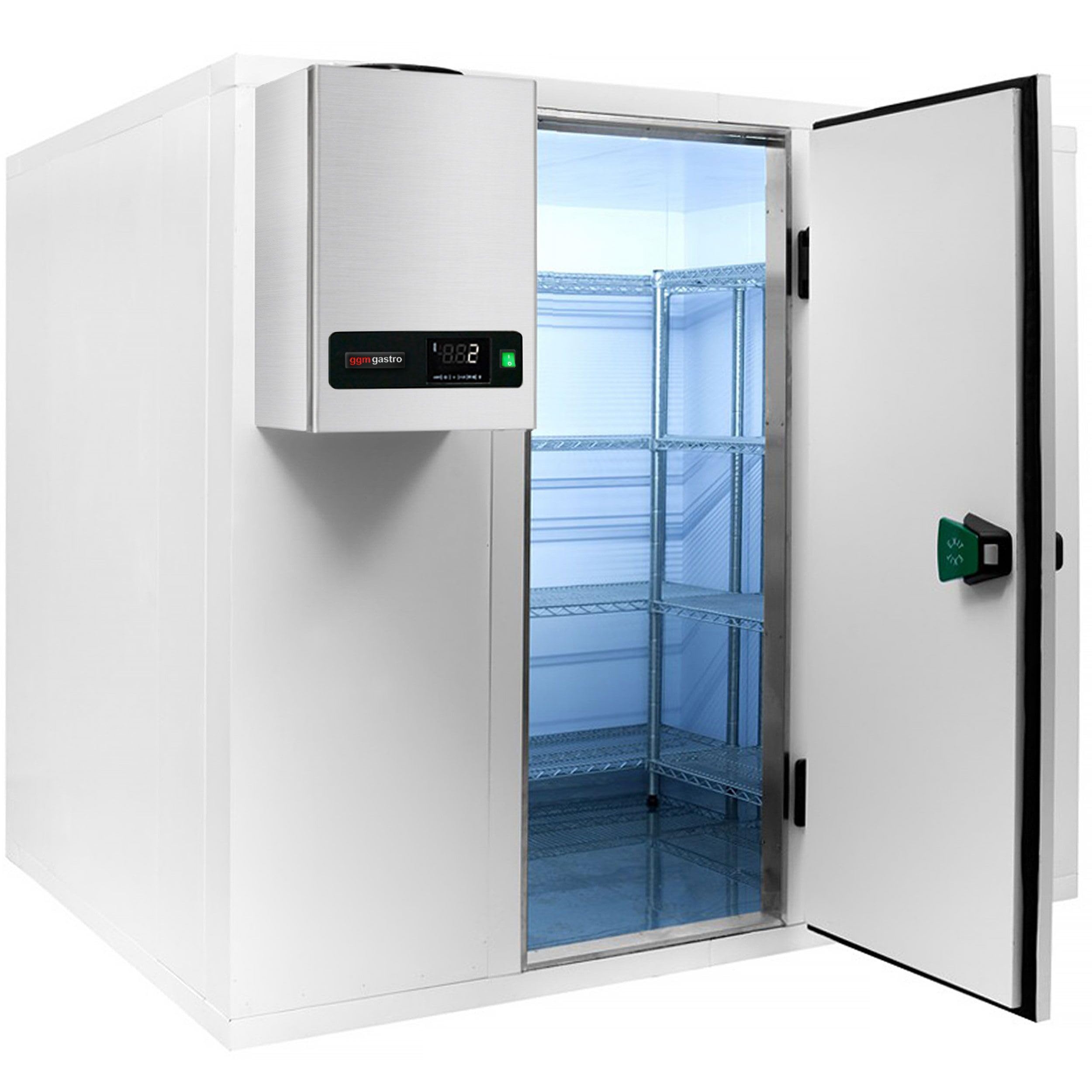 GGM Gastro | KF1815#WKAF5ND | Kühlzelle - 1800x1500mm - 4,06m³ - inkl. Kühlaggregat