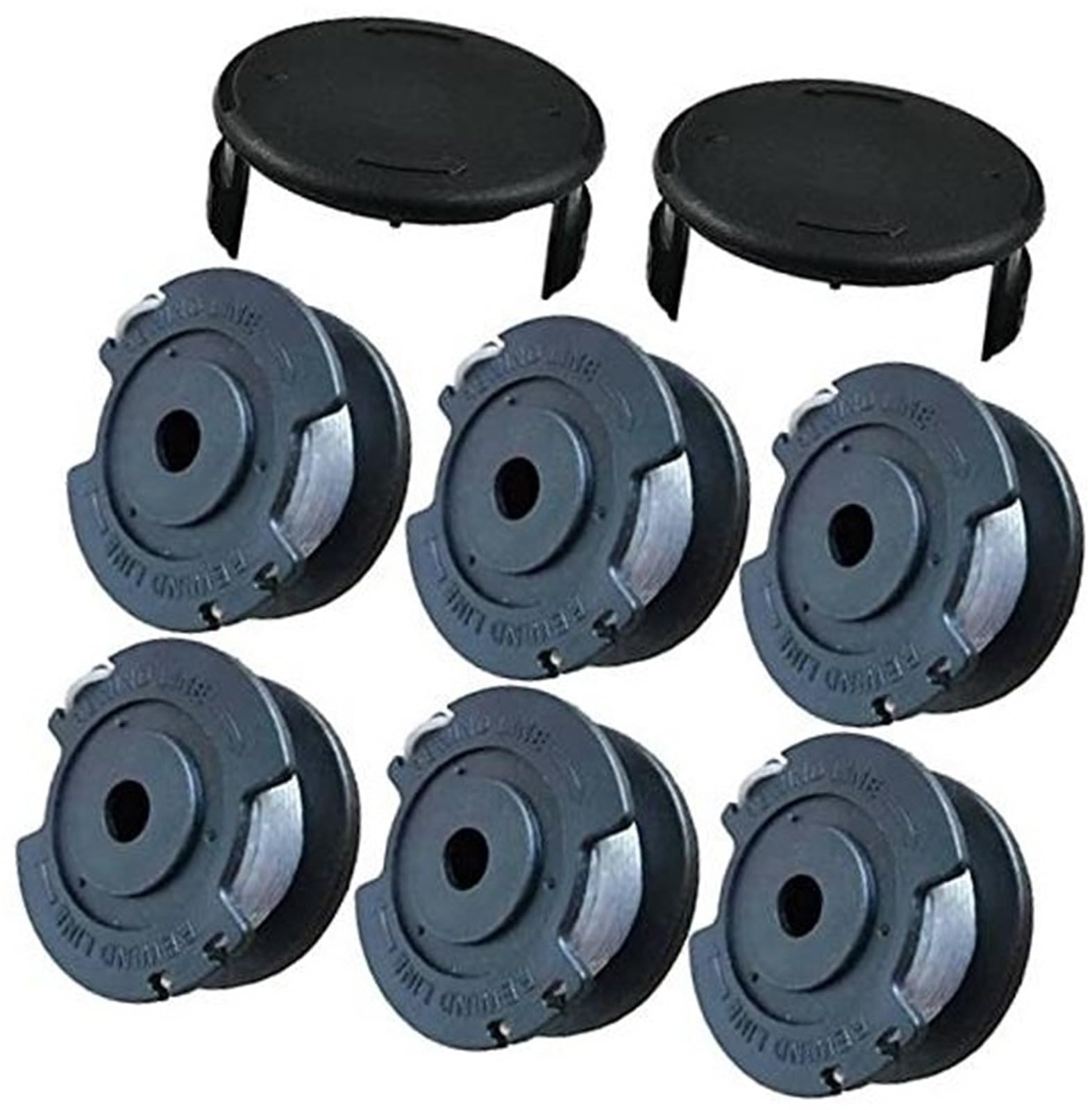 Wivplex Lawn Mower Spool 2 Spool Cover 6 Spool Replacement, for Bosch, EasyGrassCut 26 18 18-260