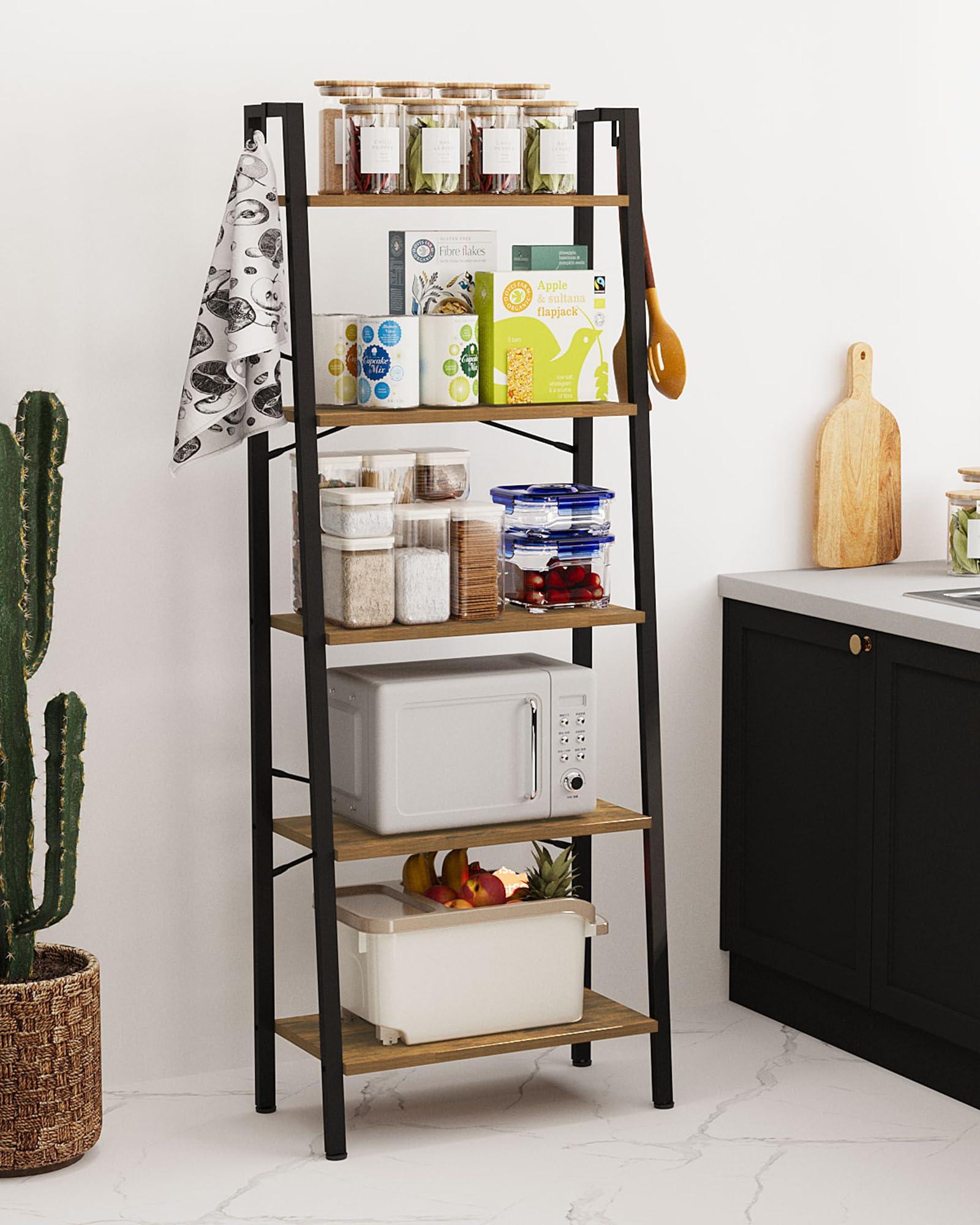 Amazon.com: Hzuaneri Ladder Shelf, Bookshelf Bookcase