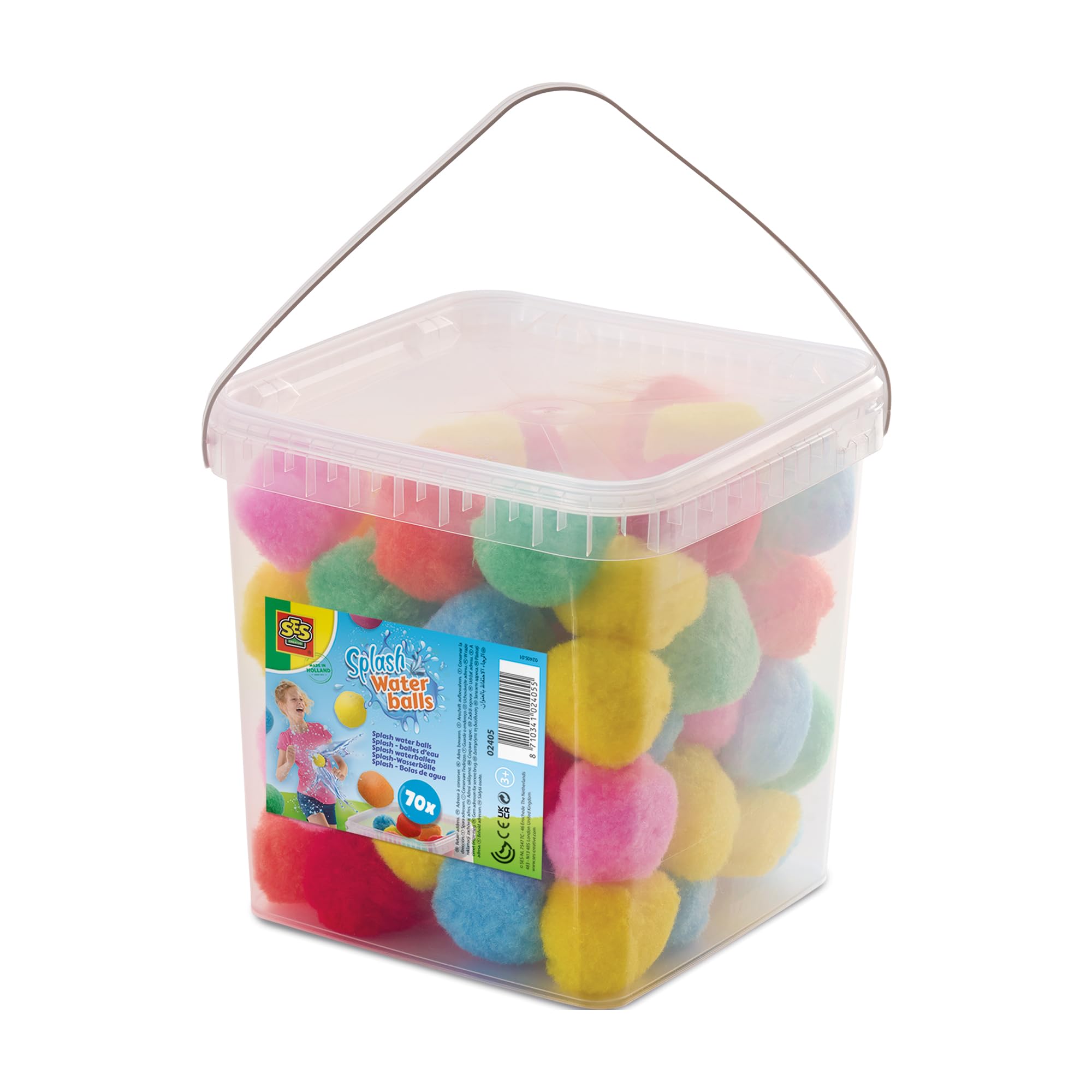 Ses Creative - Splash-Water Balls (Bucket of 70 pcs)
