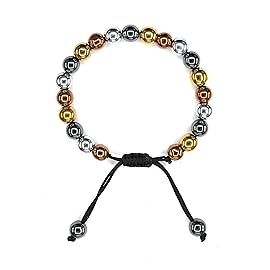 Amazing Gemstone Smoking Cessation Bracelet - Multi Hematite Bracelet Set for Men Women Healing Calming Anxiety Stress Relief Gifts (Adjustable)
