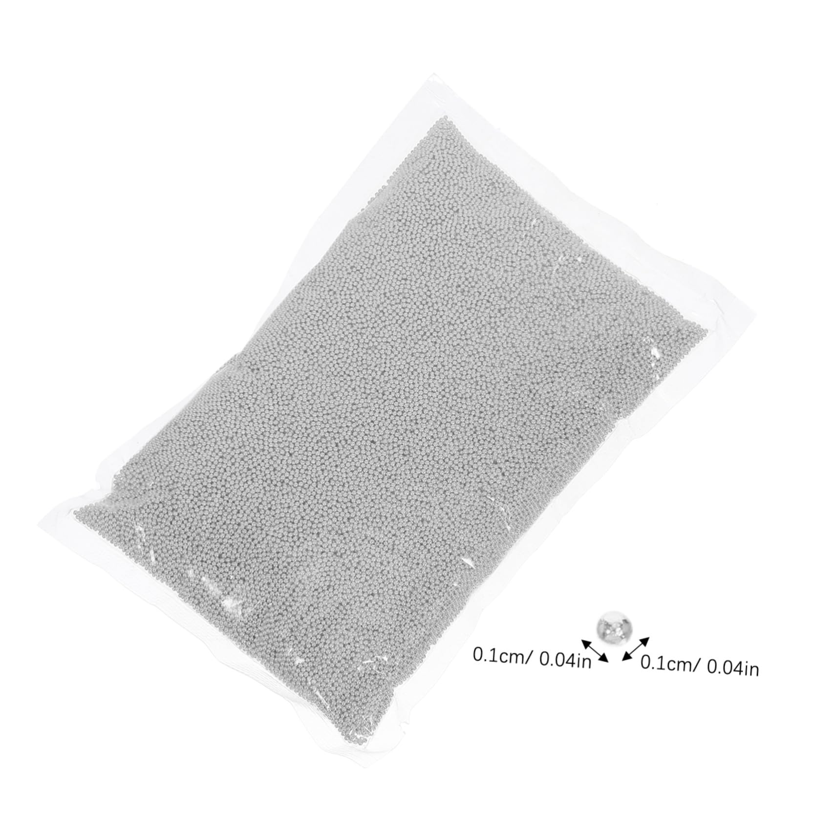Decorazioni per Unghie Rotonde in Metallo 500g Argento | 1 Confezione, Finitura Lucida Durevole, per Eventi Speciali e Lavori Creativi, Design Elegante e Delicato