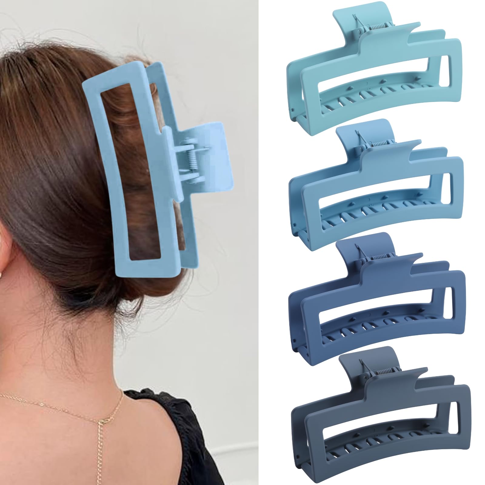 ZYTJ Jumbo Claw Clips - 4 Pack for Thick Hair -18