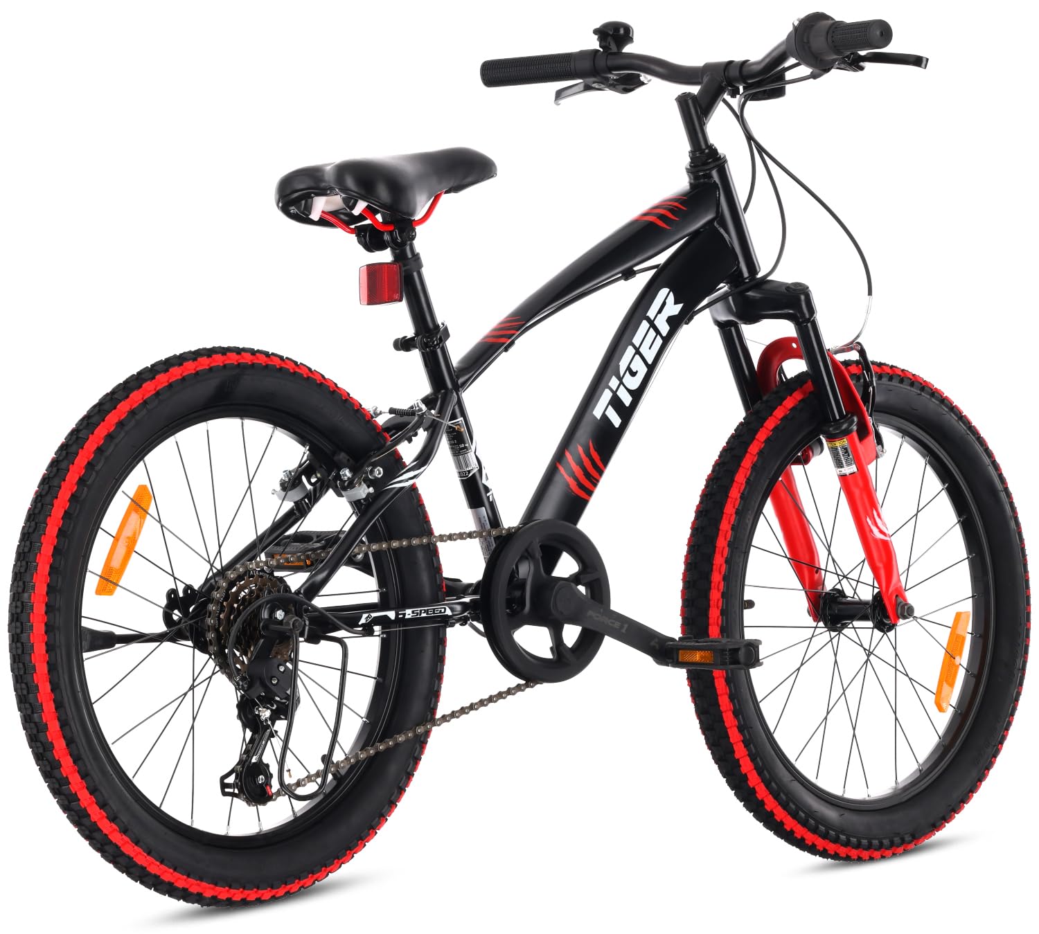 Tiger Bike Bicicletta per bambini 20 pollici 6 velocità Shimano