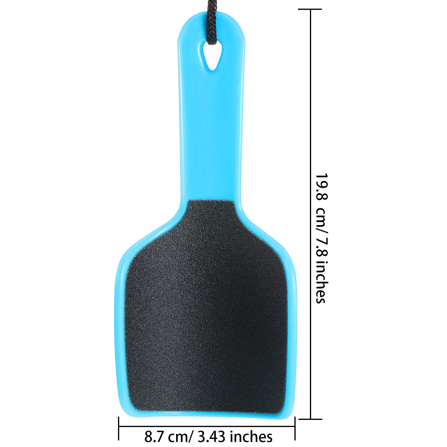 4 piezas de lima curvada en forma de U, removedor de callos de pie de doble cara, colosal para grano, exfolia elimina la piel muerta, 4 colores 2