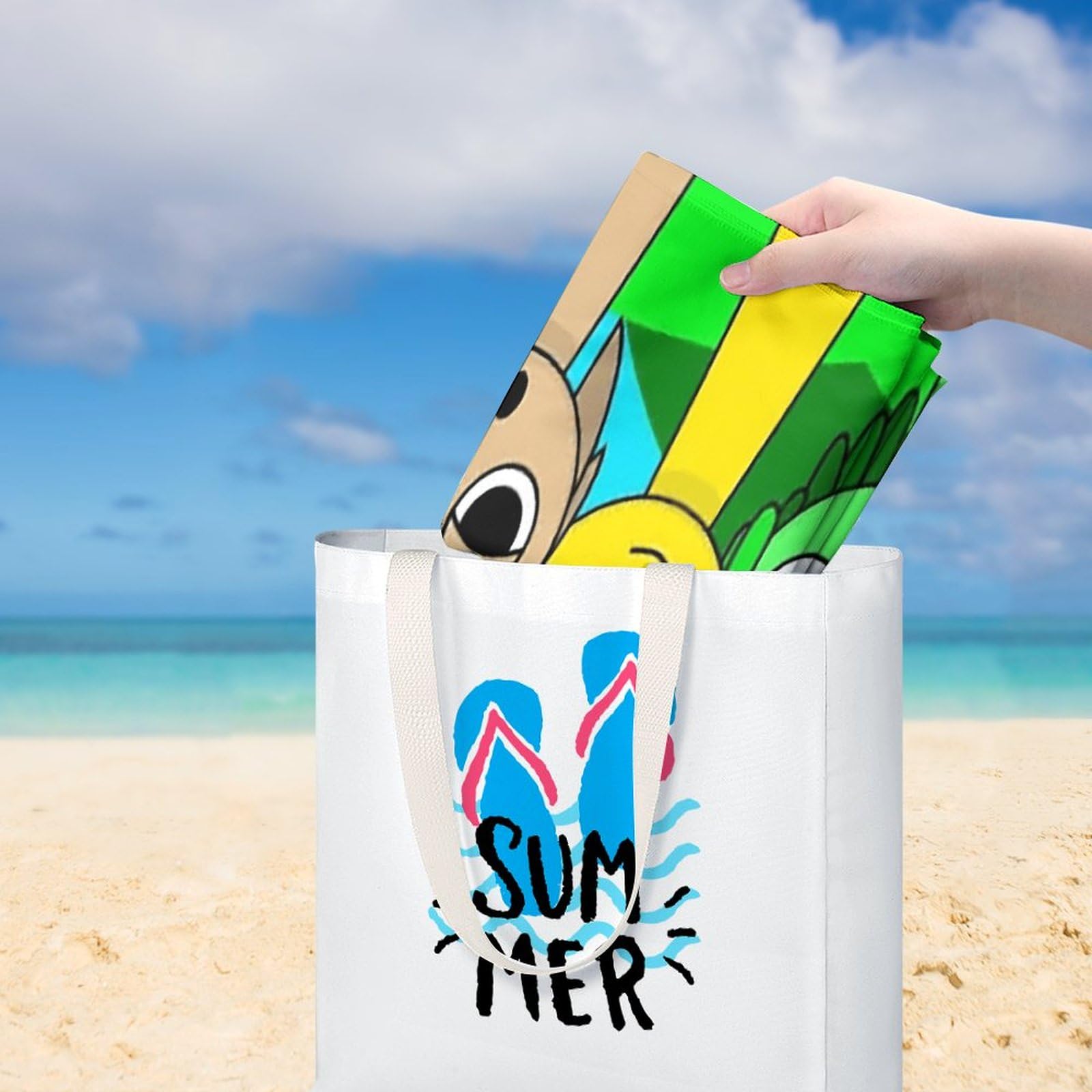 Amazon.co.jp: スプランキー Sprunki ビーチタオル バスタオル