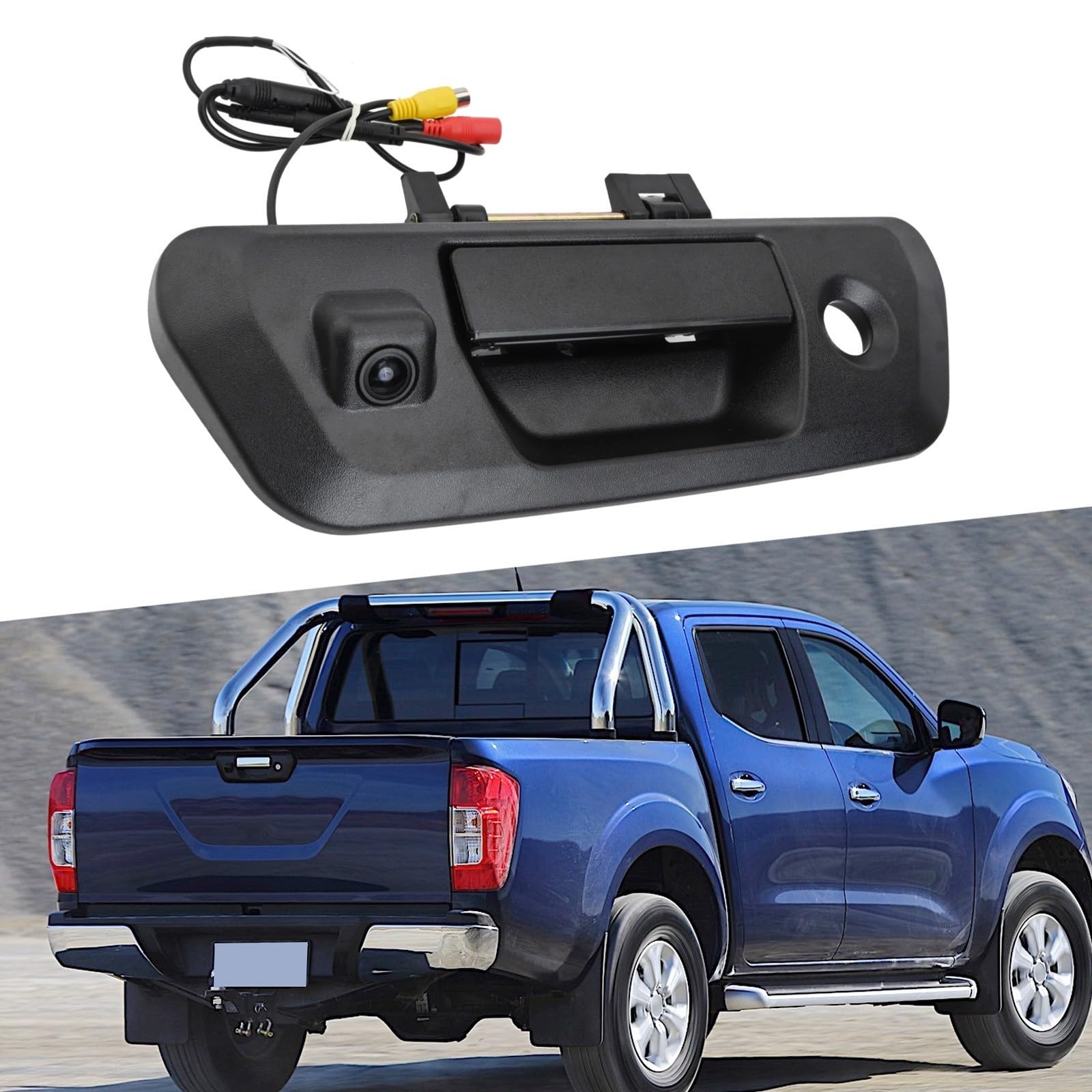 Heckklappenkamera ABS Schwarz für Navara D23 12V-24V