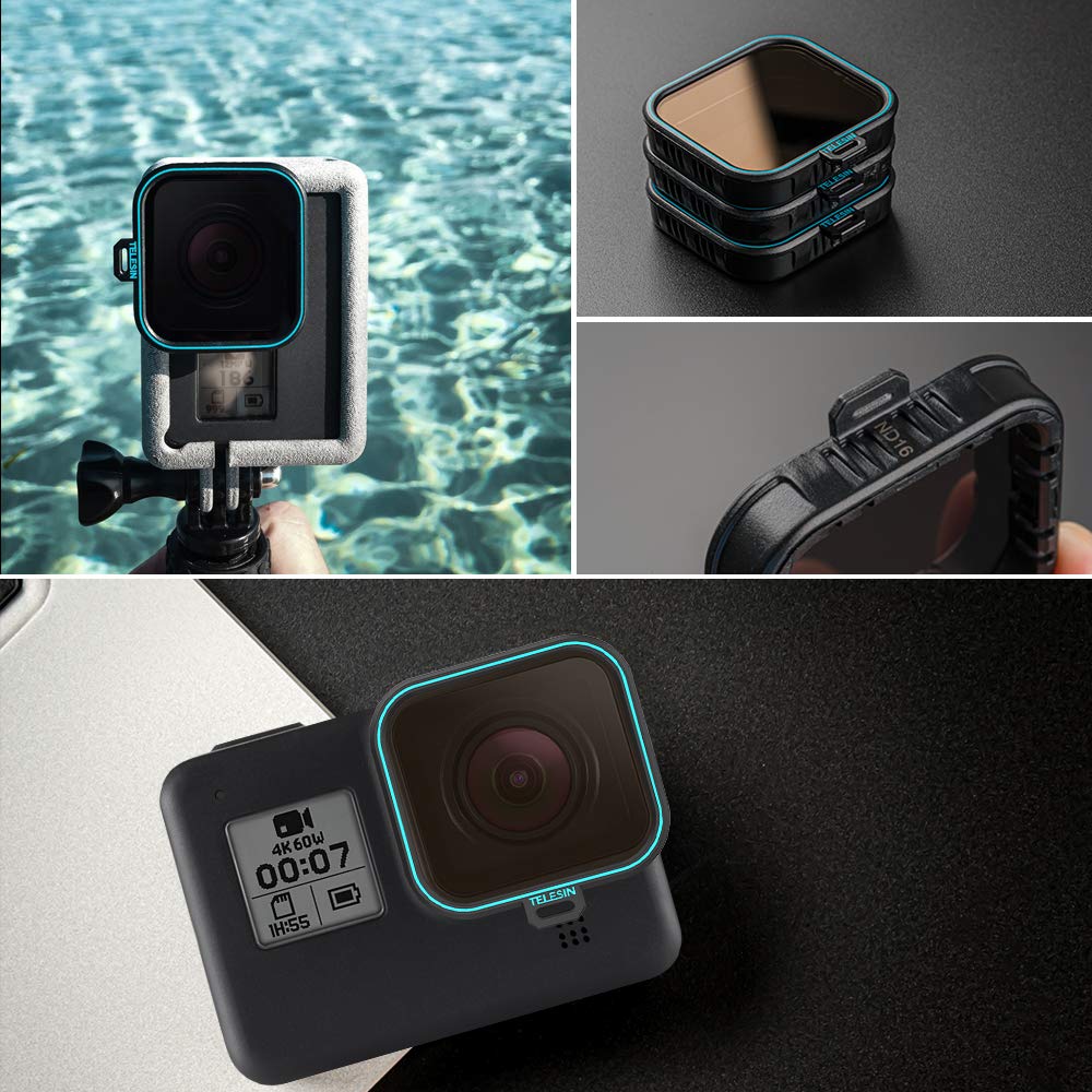 Filtro CPL Polarizzatore Per GoPro Hero 5, 6 E 7 Black - Elimina Riflessi, Migliora Colori - Foto 11