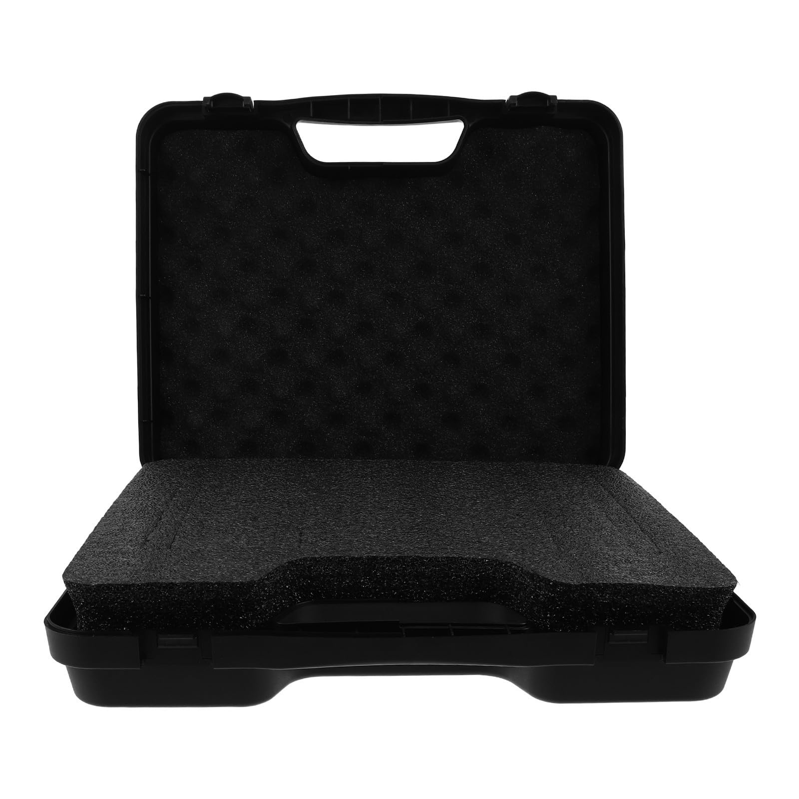 Estuche Portátil para Micrófono con Organizador Interno y Asa, Negro