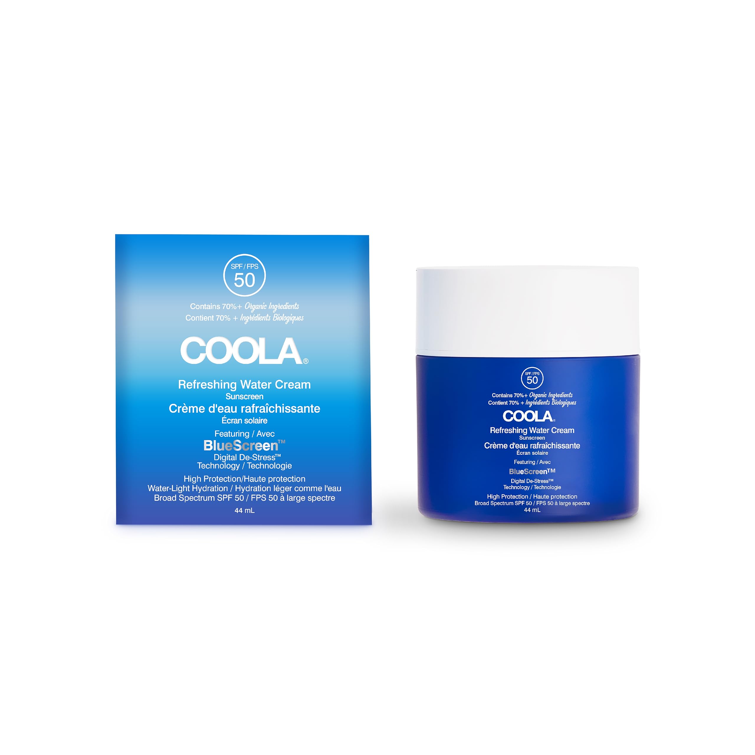 Coola Refreshing Water Cream Sunscreen SPF 50, 44 ml