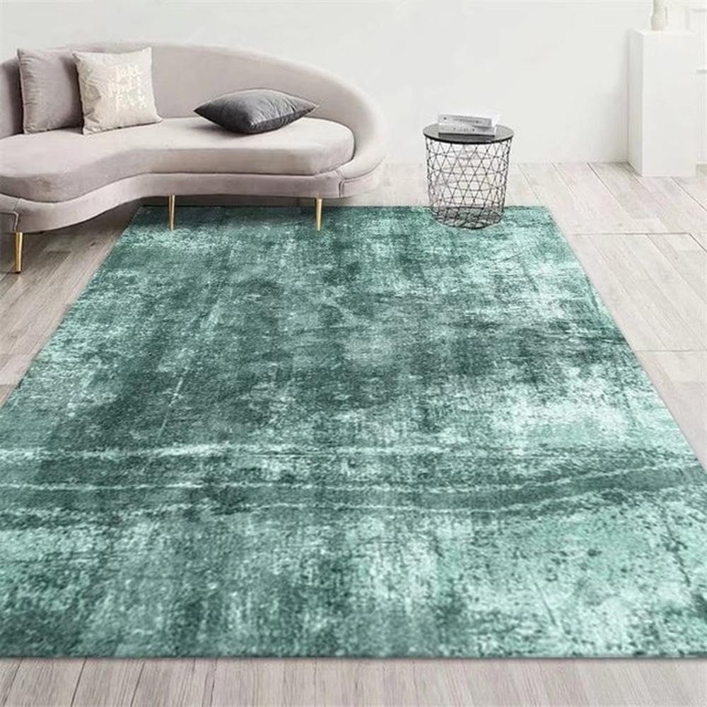 Tapis vert de style américain pour créer un coin lecture cosy dans votre chambre