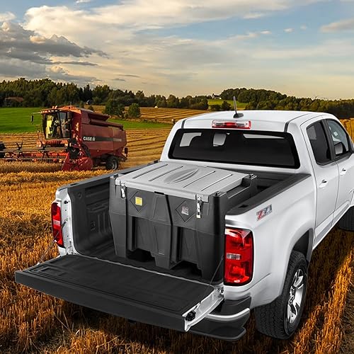 Miniatura 49 de VEVOR Nuevo tanque diésel portátil, capacidad de 58 galones y caudal de 10 GPM, tanque de combustible diésel con bomba de transferencia eléctrica