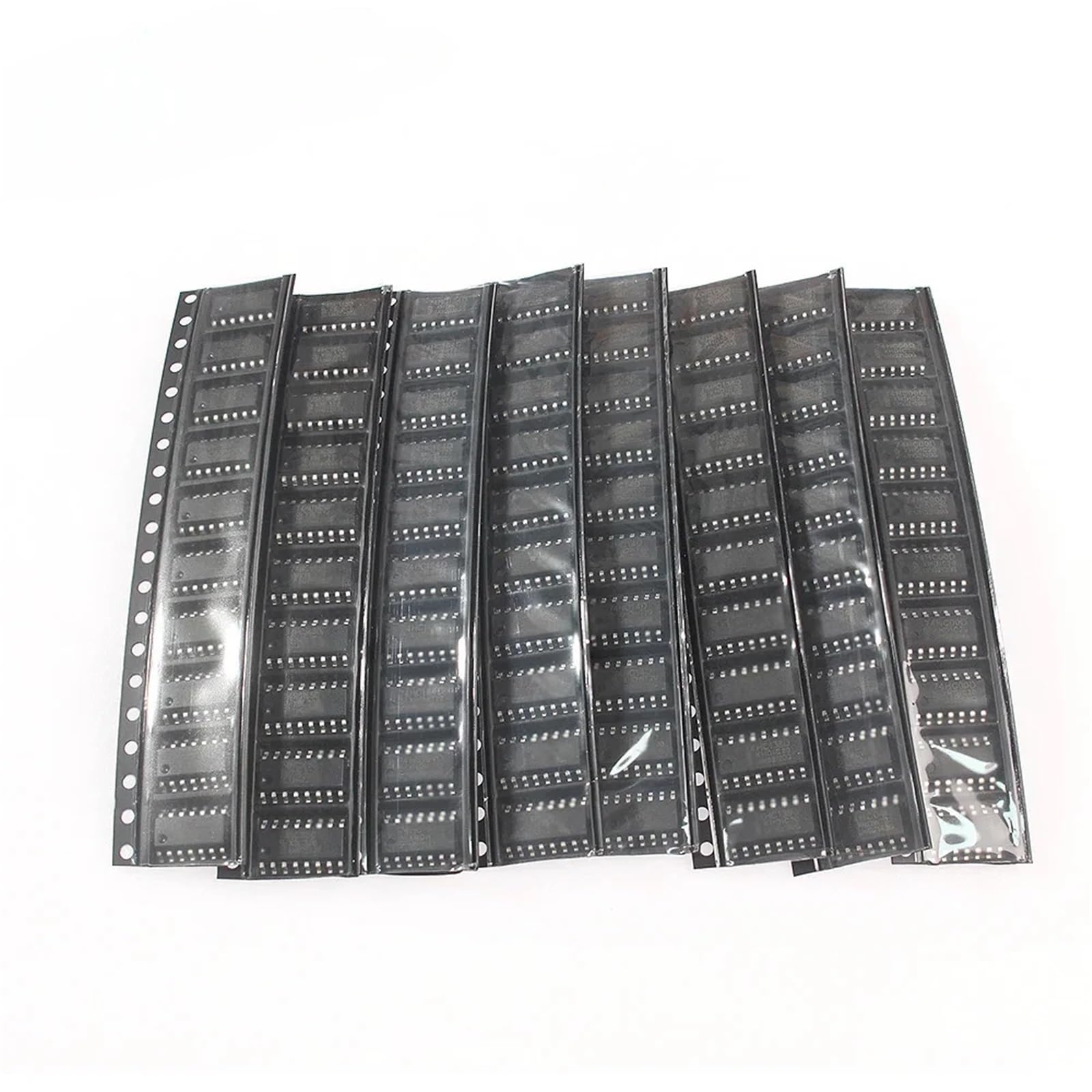 Kit di componenti elettronici IC logici SMD da 80 Pezzi 74HC00D 74HC04D 74HC08D 74HC14D 74HC138D 74HC164D 74HC165D 74HC595D Set di Chip IC SOP