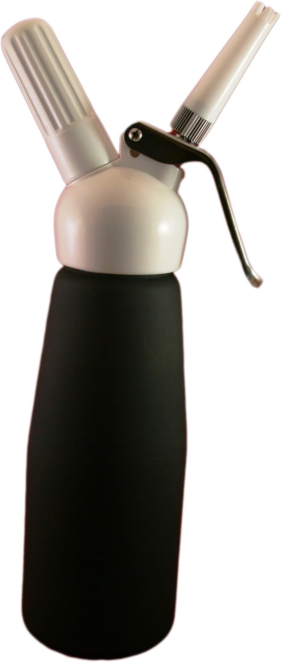 Special Blue Whipped Cream Dispenser / Whipper "Suede Series" Black