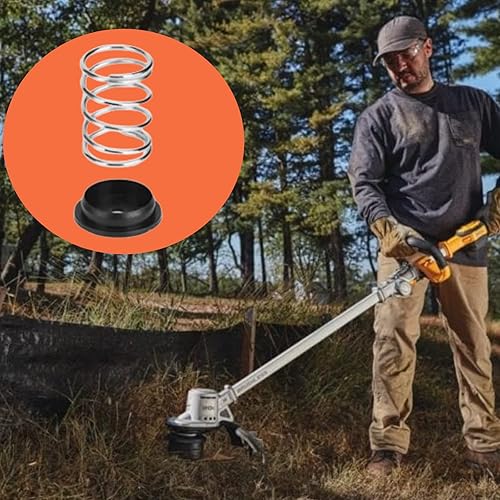 Miniatura 6 de THTEN DWO1DT995 Base de resorte de repuesto compatible con Dewalt DCST970, DCST922, DCST990, DCST920, DCST925, DCST991, recortadora de cuerdas