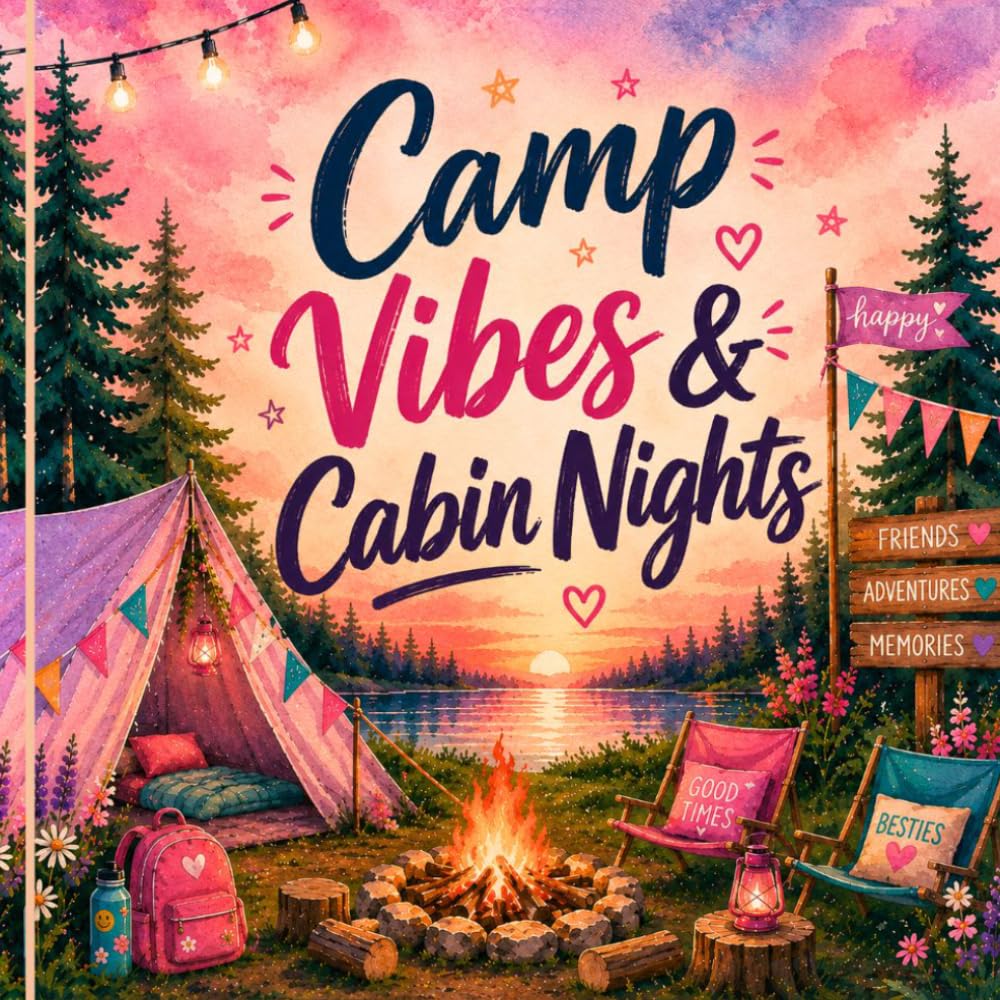 Camp Vibes & Cabin Nights: A Summer Camp Memory Book for Best Friends, Campfires & Adventure-Filled Days