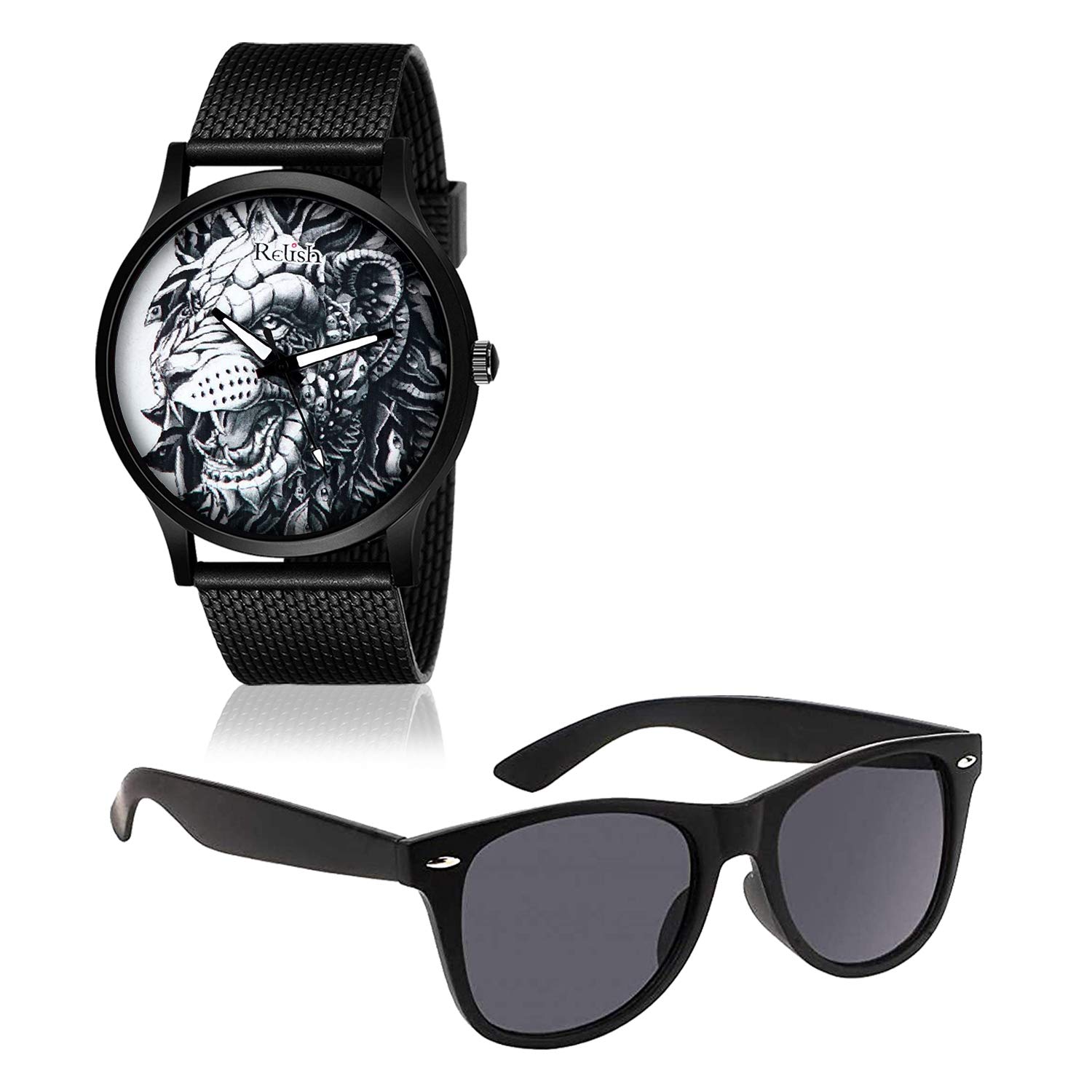 Relish Analog Watch and Sunglasses Combo for Mens and Boys - RE-BB8052-SG (B0927NR8YX) Amazon Price History, Amazon Price Tracker
