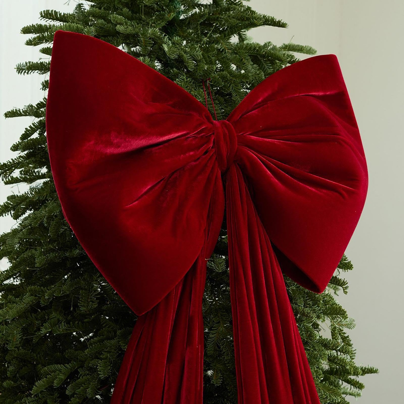 Lazos navideño Gigante Decoraciones con Lazos navideño extragrandes