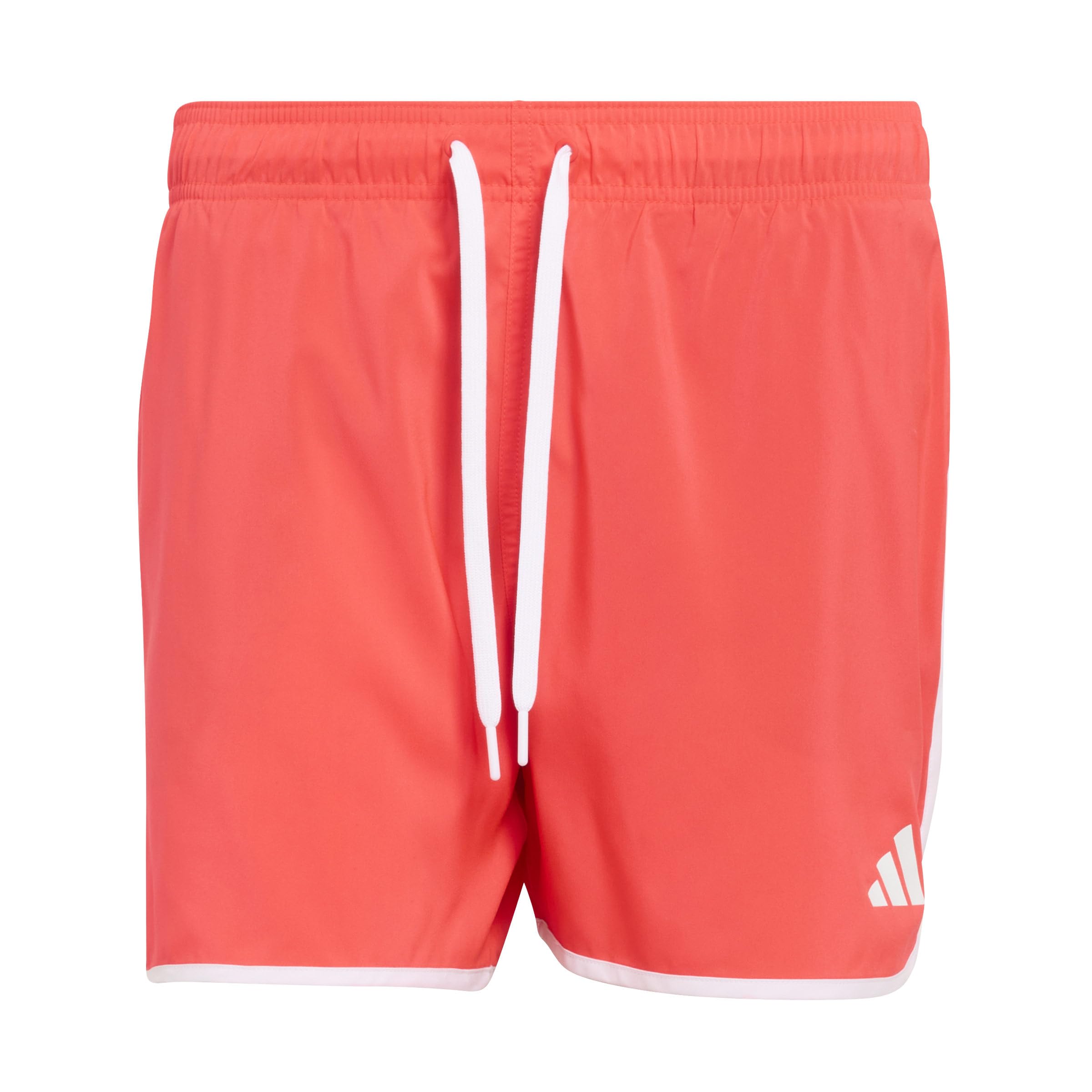 adidas Uomo Water Reactive Graphic Swim Shorts 5 Inch, Lucid Red/​White, XS