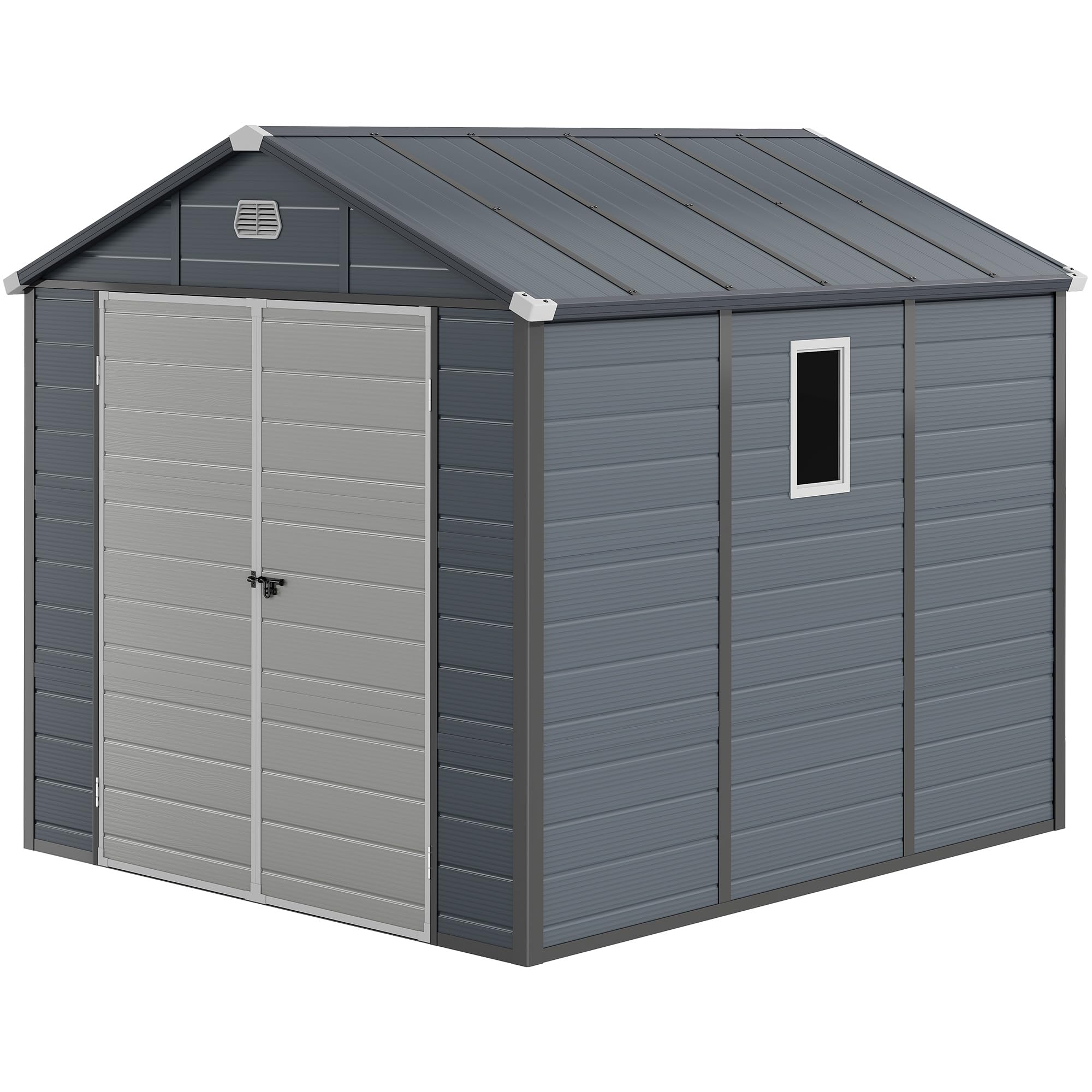Amazon.com : DWVO 8x9FT Outdoor Storage Shed w/o Floor, All