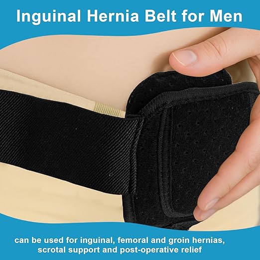 Faja para Hernia Inguinal Hombre Ajustable One Size miniatura 5