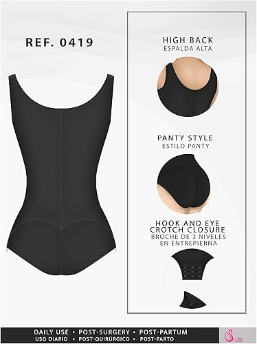 Miniatura 4 de Salome Fajas Colombianas Shapewear for Women Postparto and Postsurgery Reductoras y Moldeadoras