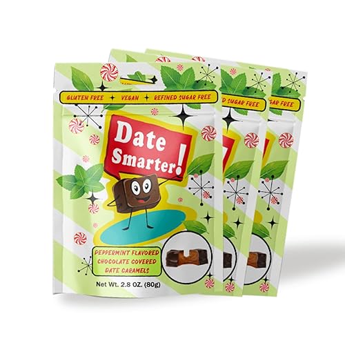 Date Smarter Chocolate Covered Date Caramels - Naturally Sweetened with